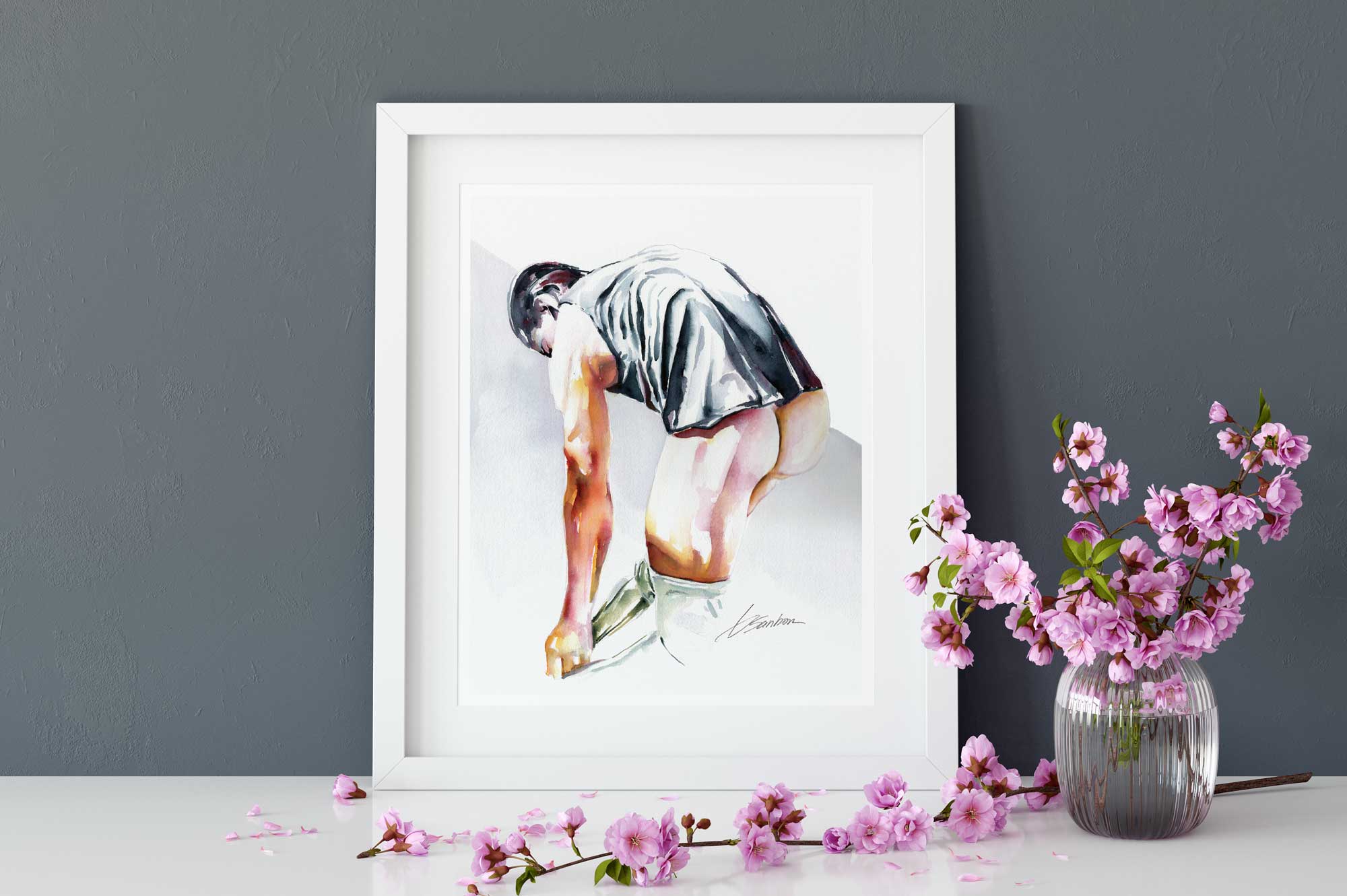How-To-Mix-And-Match-Male-Nude-Art-Prints-In-Your-Home The Art of Brenden Sanborn