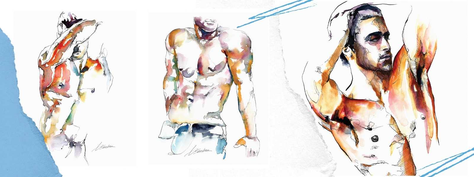 2-Famous-Male-Torsos-That-Have-Embodied-the-Representation-of-the-Masculine-Ideal-Body The Art of Brenden Sanborn