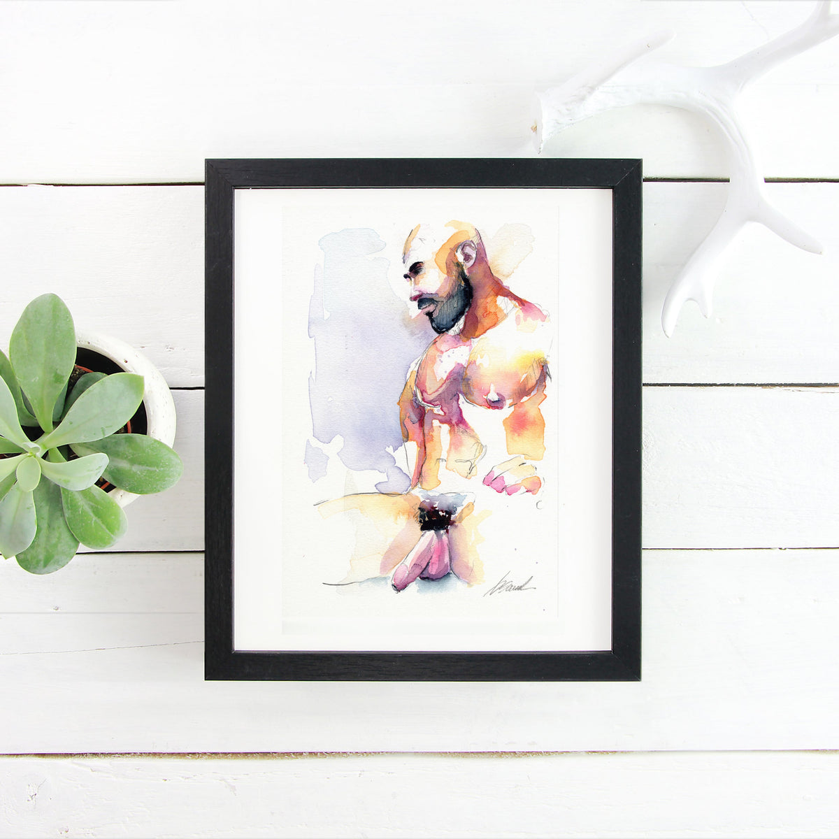 Tangled in Quiet – 6x9" Original Watercolor Artist Brenden Sanborn