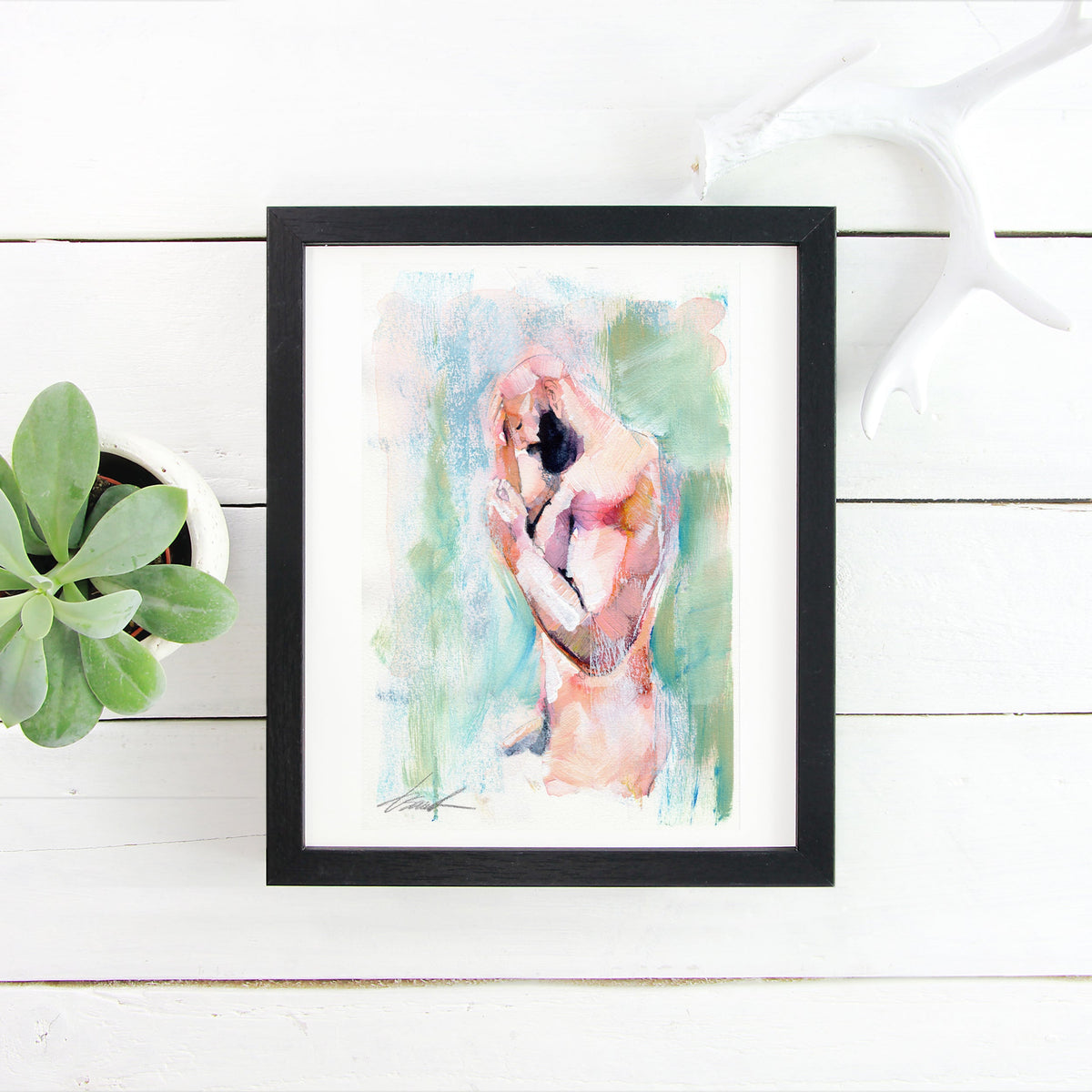 Where the Noise Hid – 6x9" Original Watercolor Artist Brenden Sanborn
