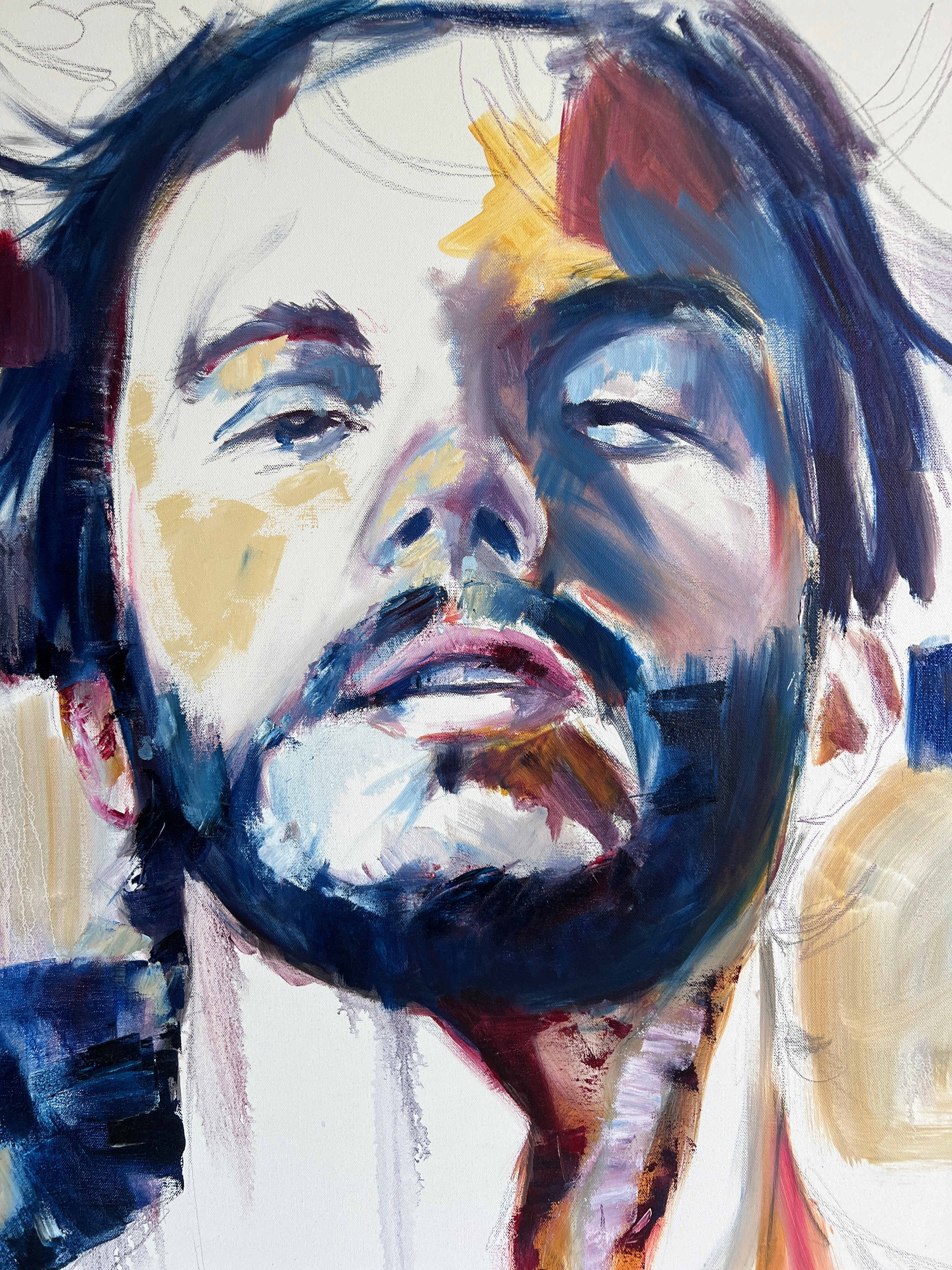 What Lingers in the Quiet – 30x40" Original Oil on Canvas Artist Brenden Sanborn