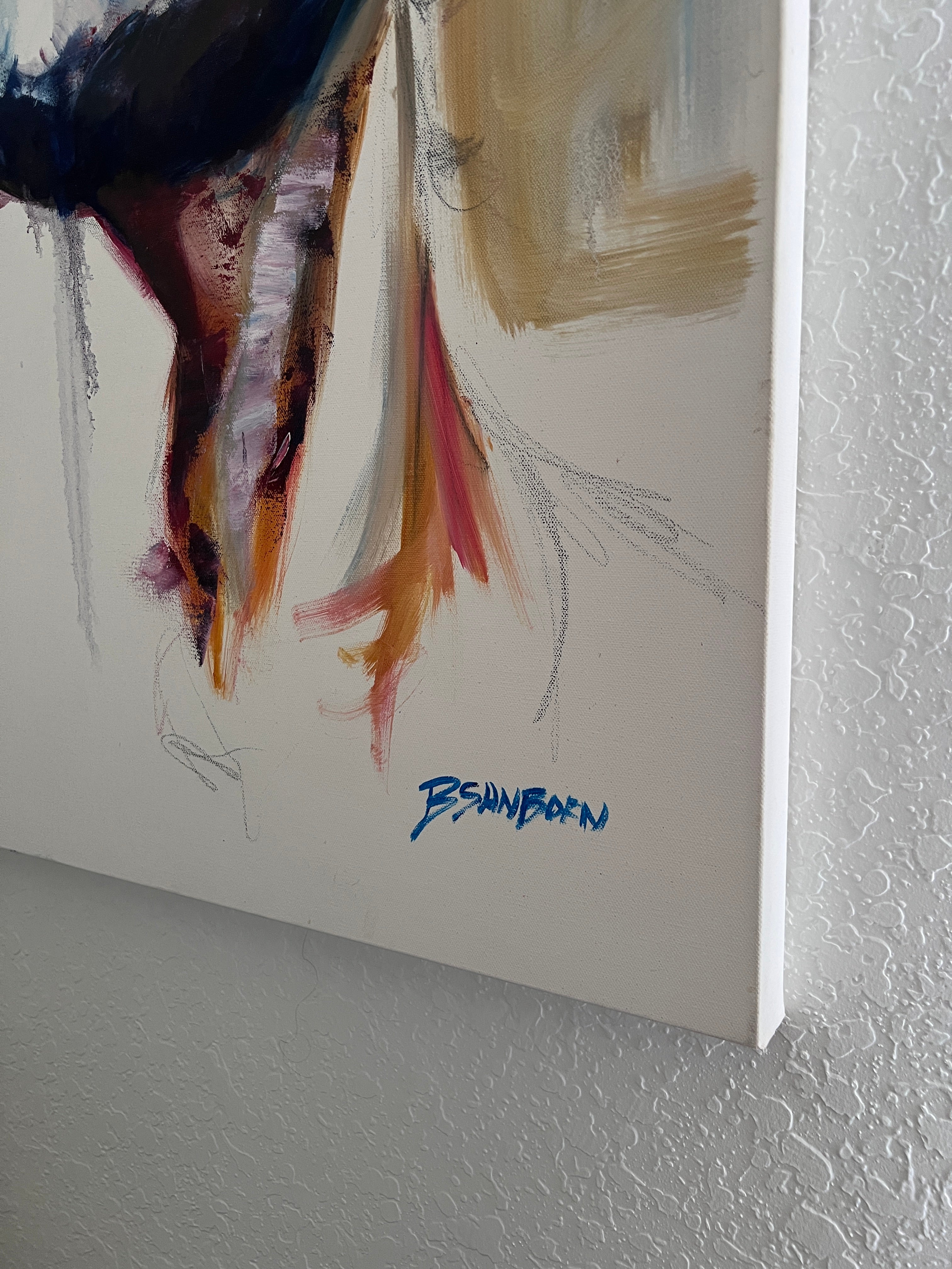 What Lingers in the Quiet – 30x40" Original Oil on Canvas Artist Brenden Sanborn