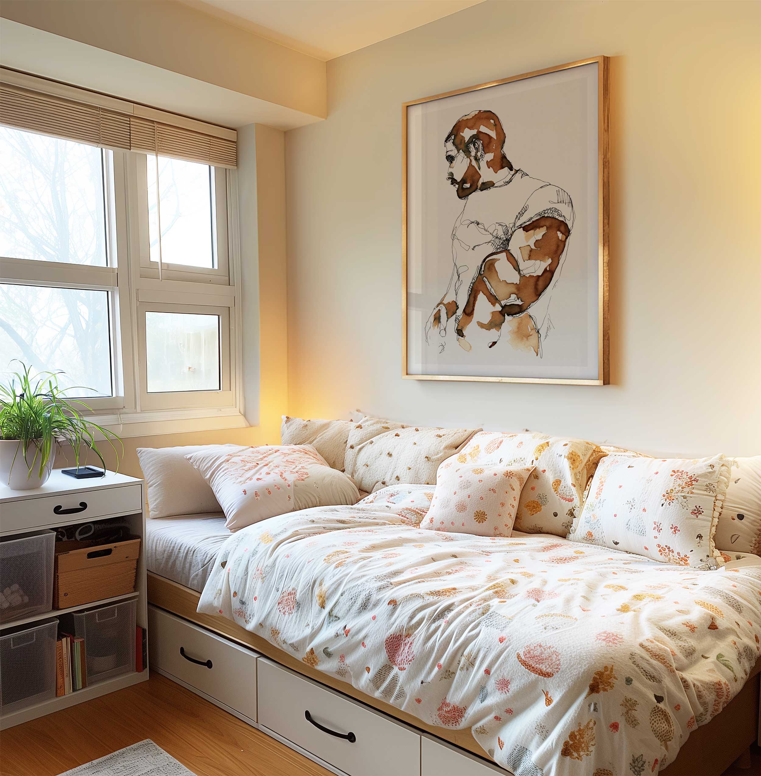 Unveiling Strength in Coffee and Ink – Art Print Artist Brenden Sanborn