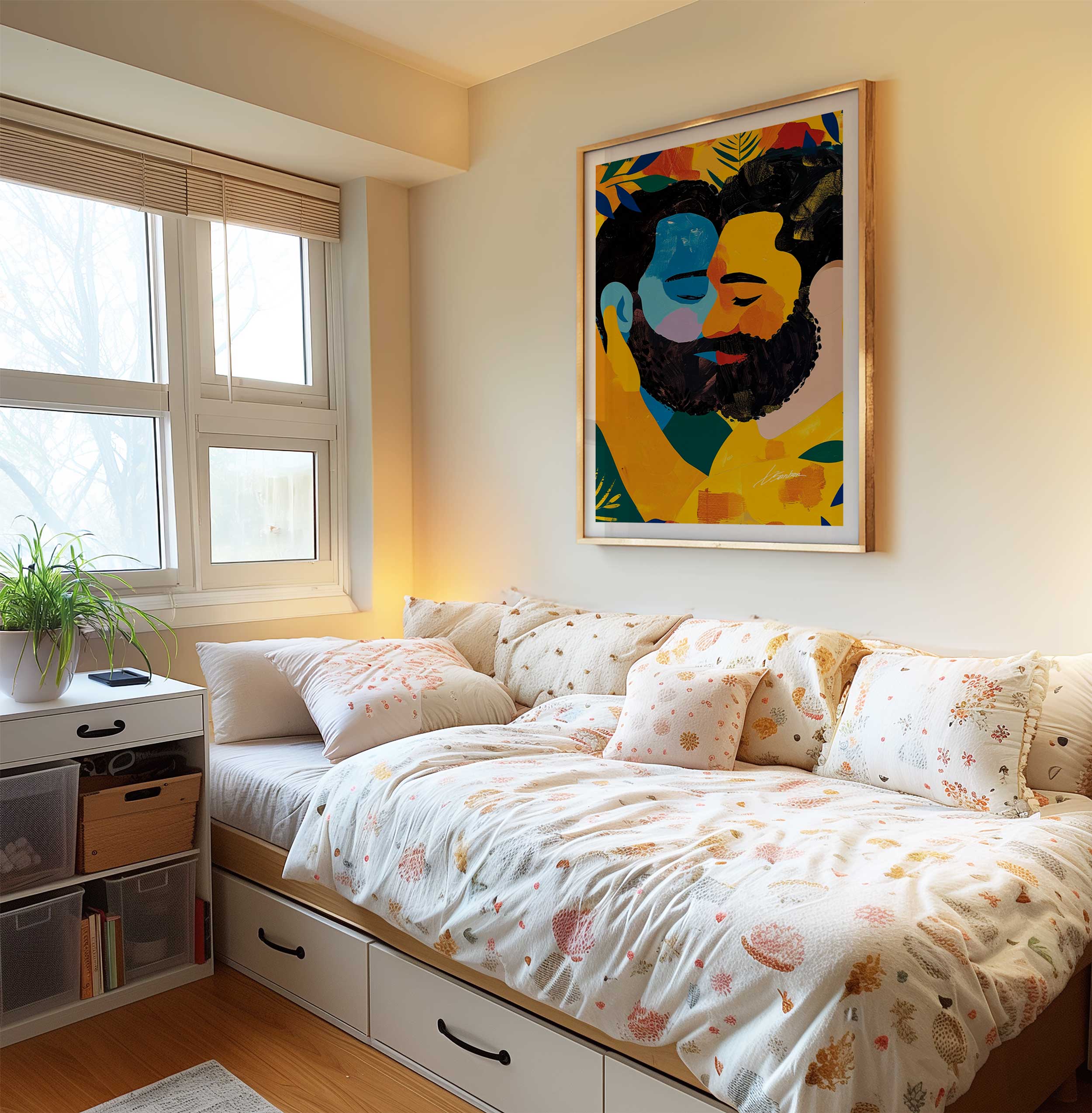 A Breath Before the Kiss – Art Print Artist Brenden Sanborn