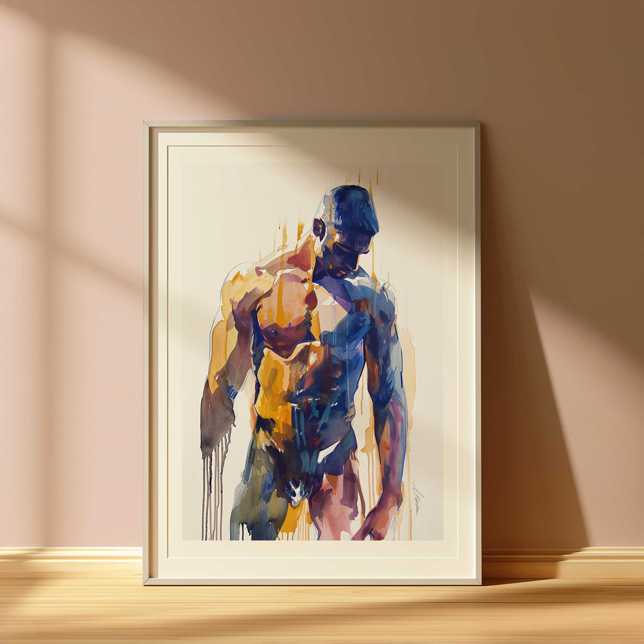 Shadowed Strength of a Man - Art Print Artist Brenden Sanborn