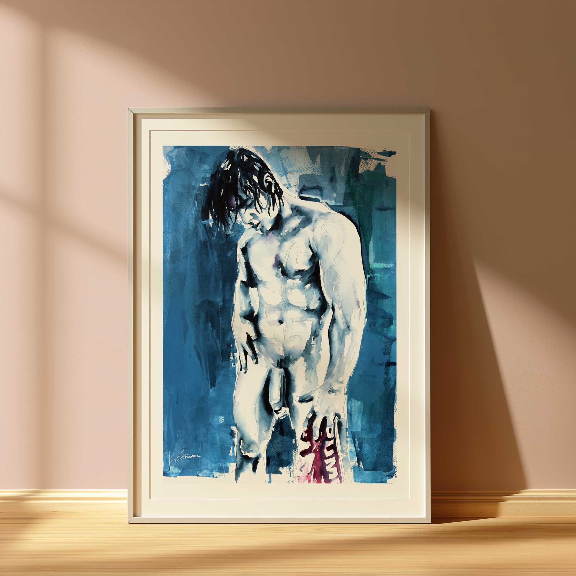 He Was All Pumped Up - Art Print Artist Brenden Sanborn