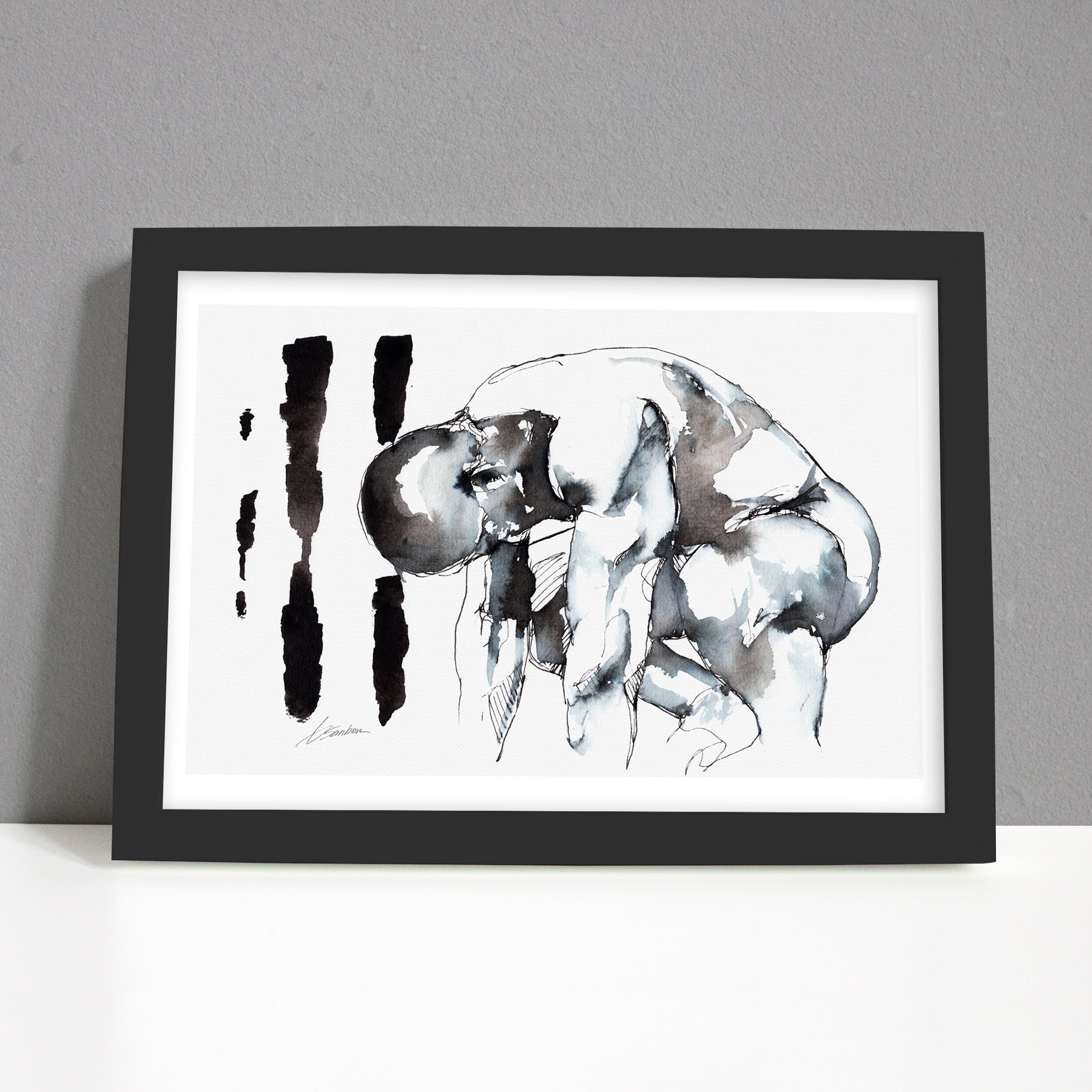 Weighted in Silence – Art Print Artist Brenden Sanborn