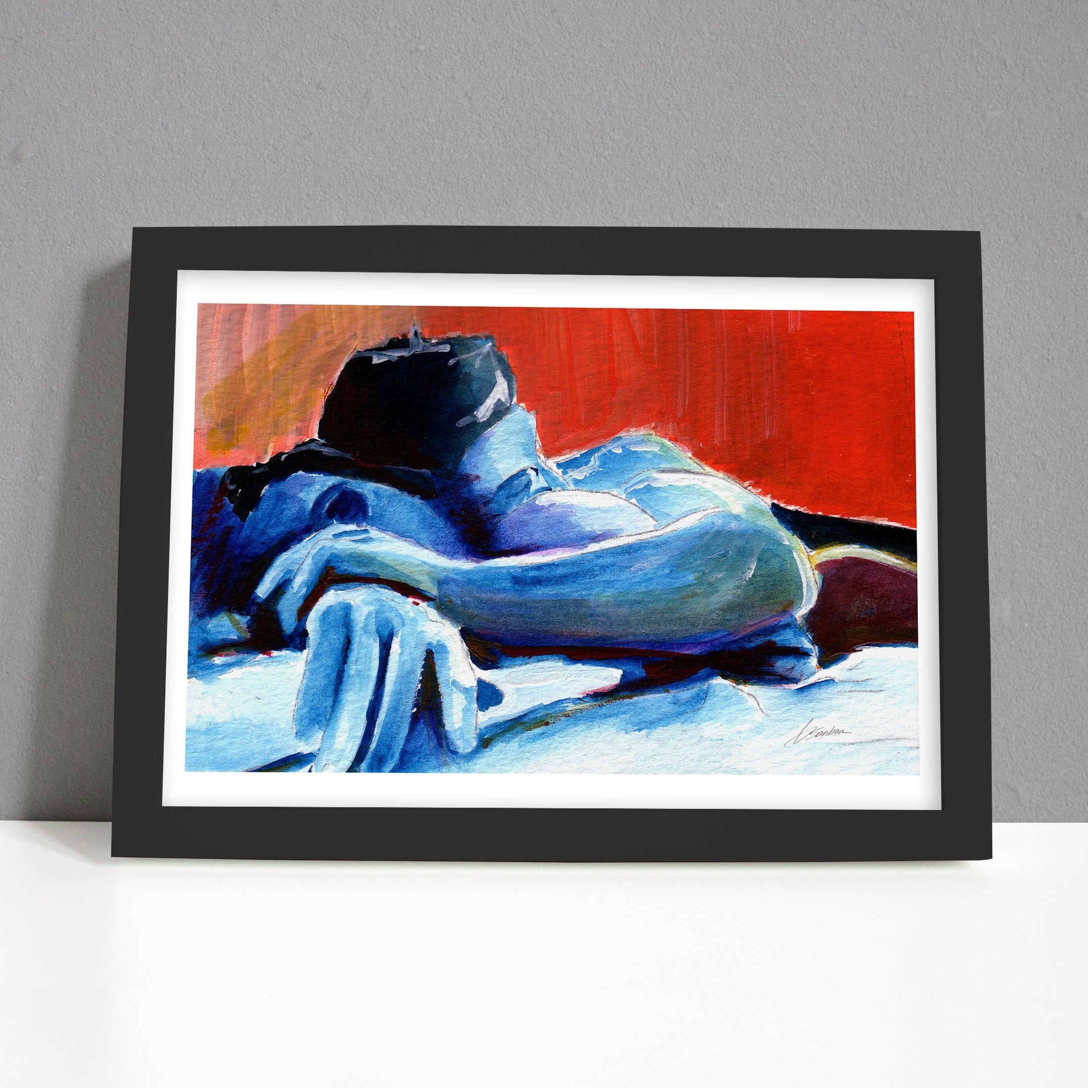 Lost in His Touch – Art Print Artist Brenden Sanborn