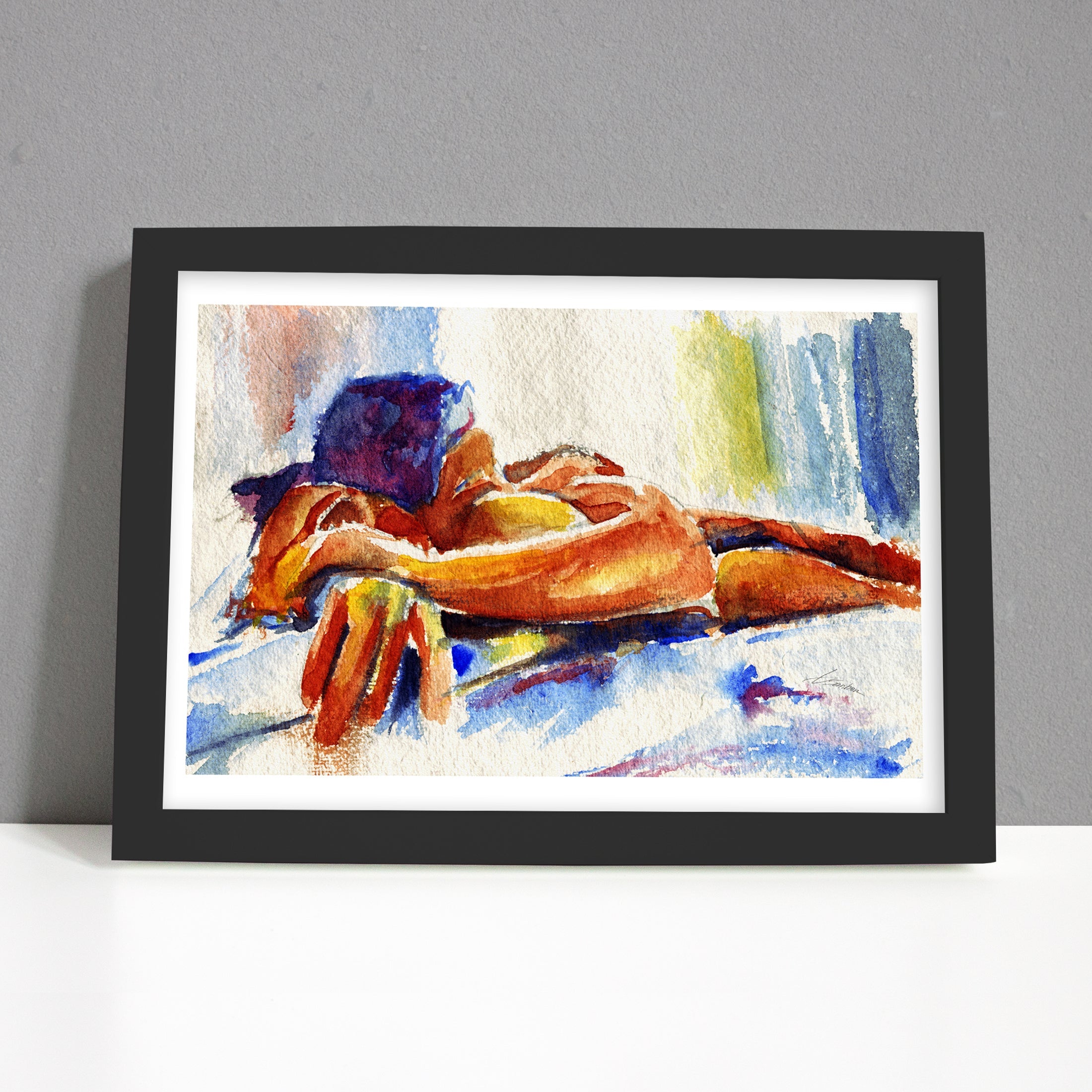 Sunlit Rest on Soft Sheets – Art Prin Artist Brenden Sanborn