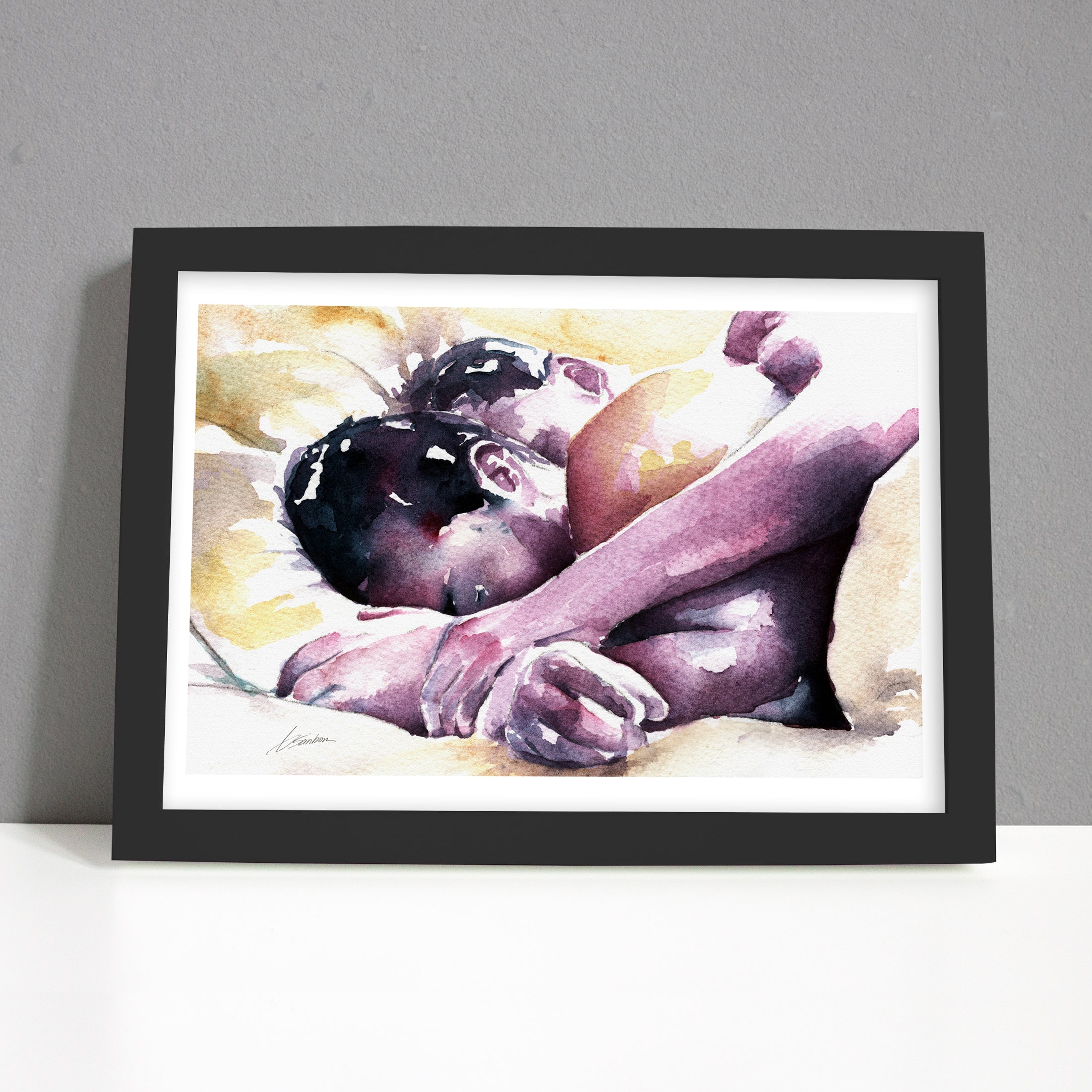Soft Embrace in the Morning Light – Art Print Artist Brenden Sanborn
