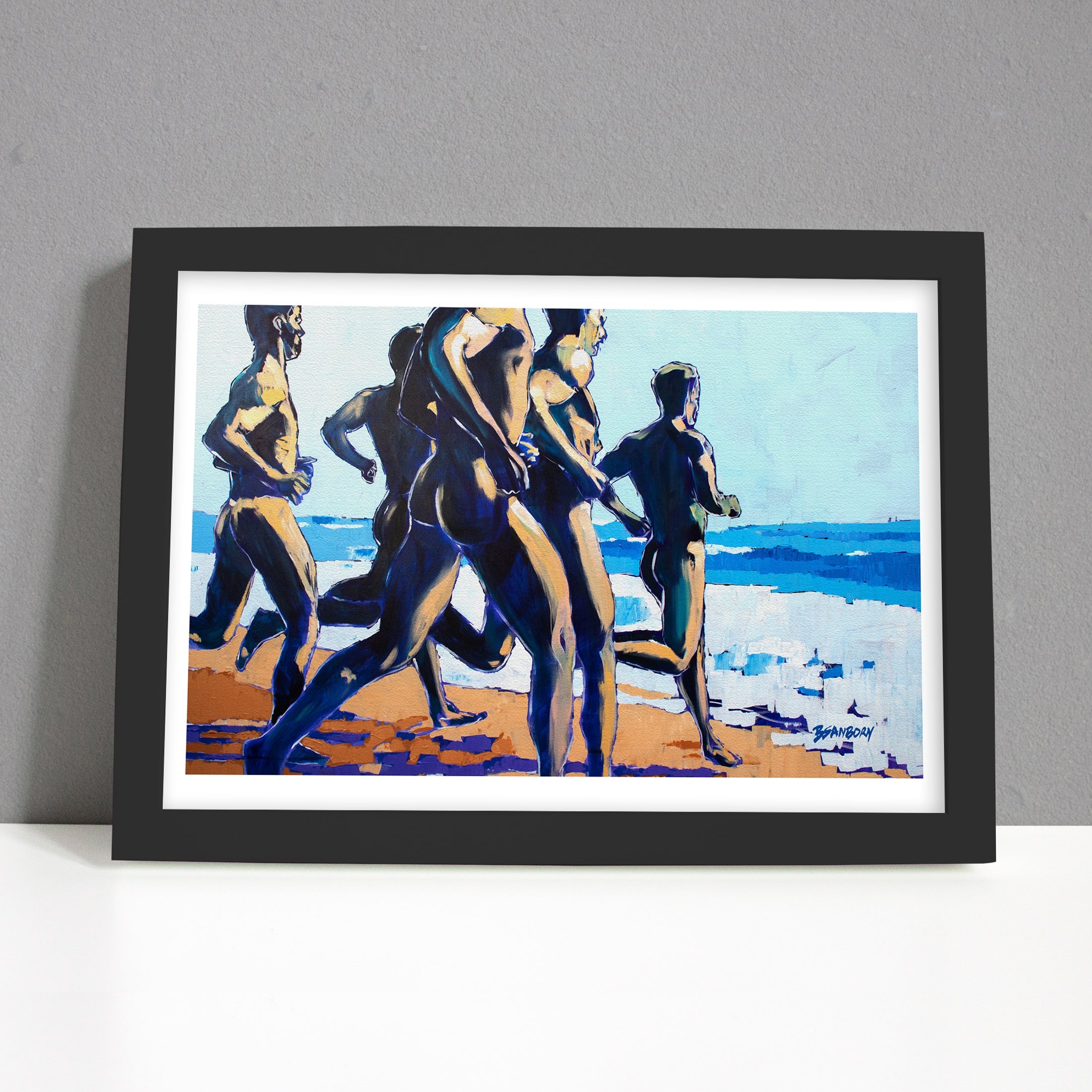 Peaches on the Shore – Art Print Artist Brenden Sanborn