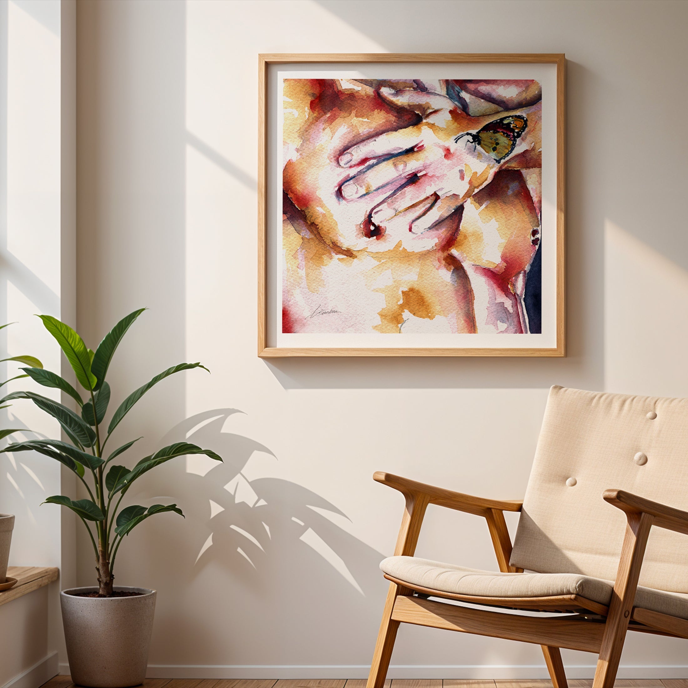 Butterfly Touch – Art Print Artist Brenden Sanborn