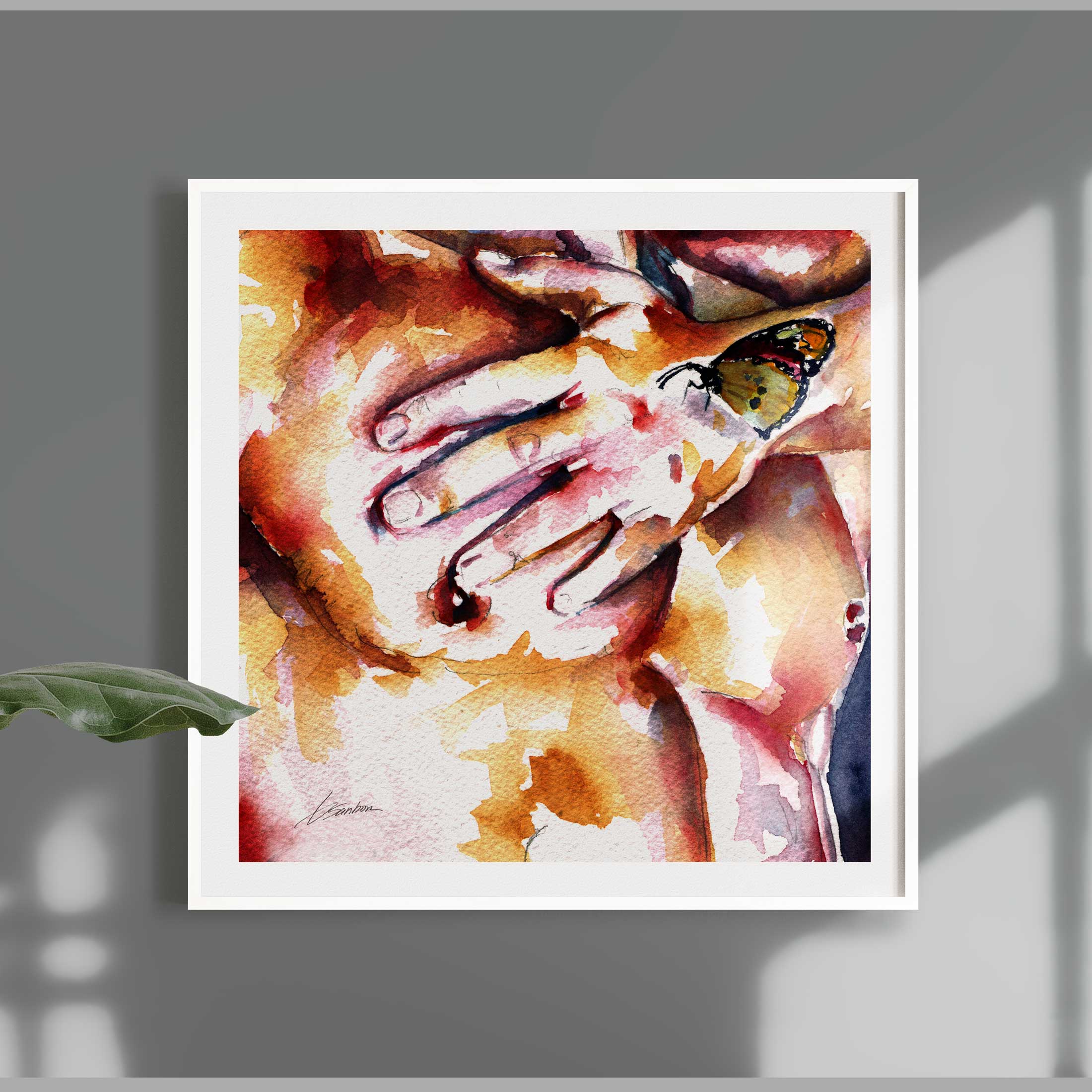 Butterfly Touch – Art Print Artist Brenden Sanborn