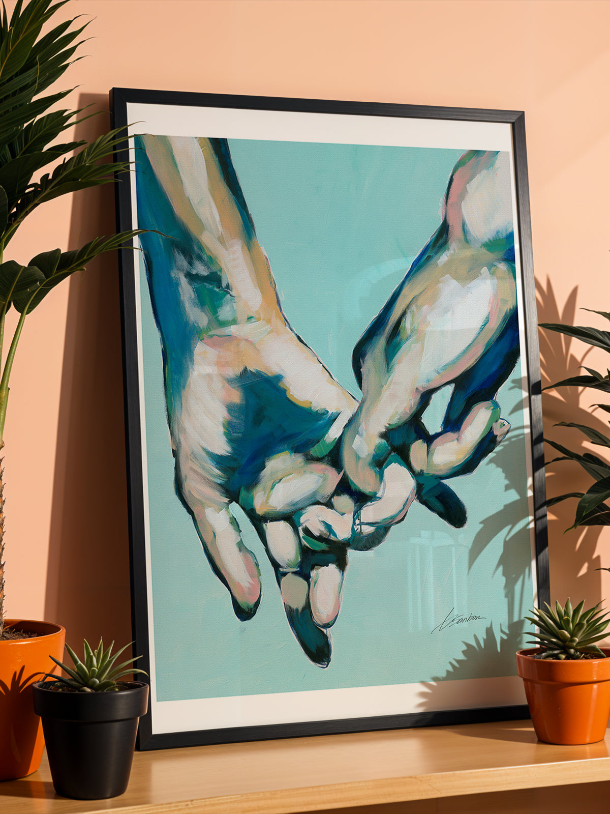 male figure art print Forever Love by Brenden Sanborn