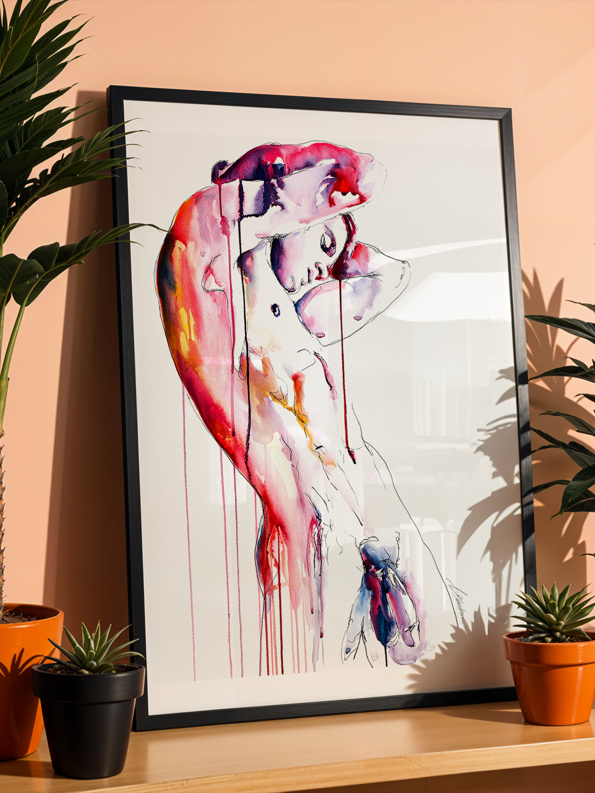 male figure art print Unbound by Brenden Sanborn