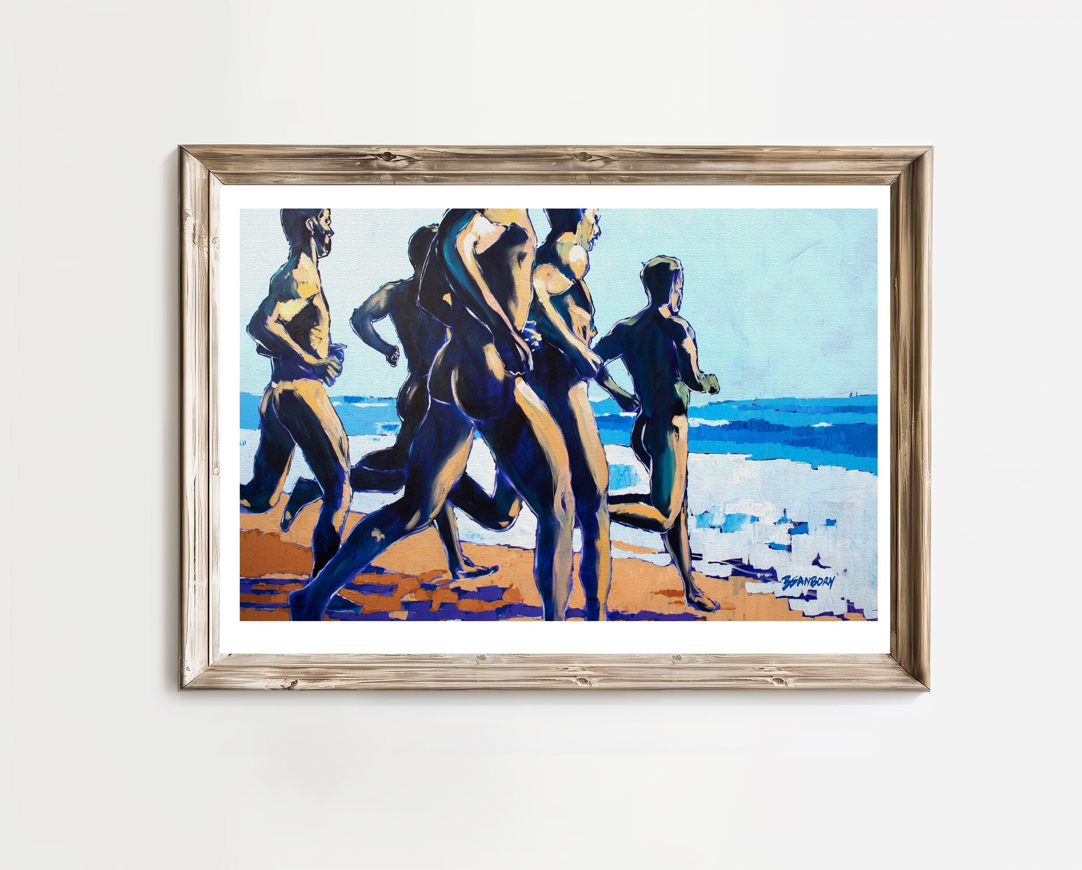 Peaches on the Shore – Art Print Artist Brenden Sanborn