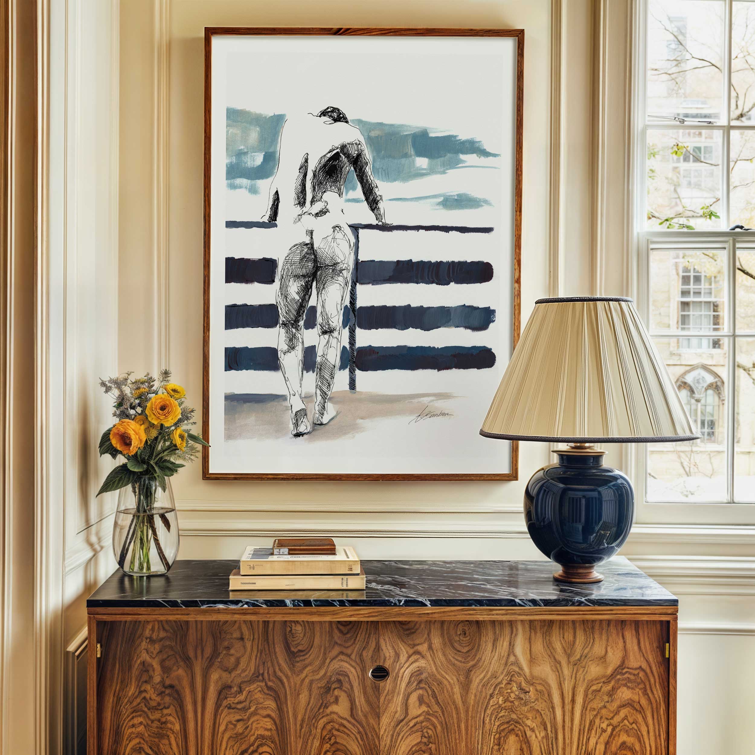 Ocean Breeze on Bare Skin – Art Print Artist Brenden Sanborn