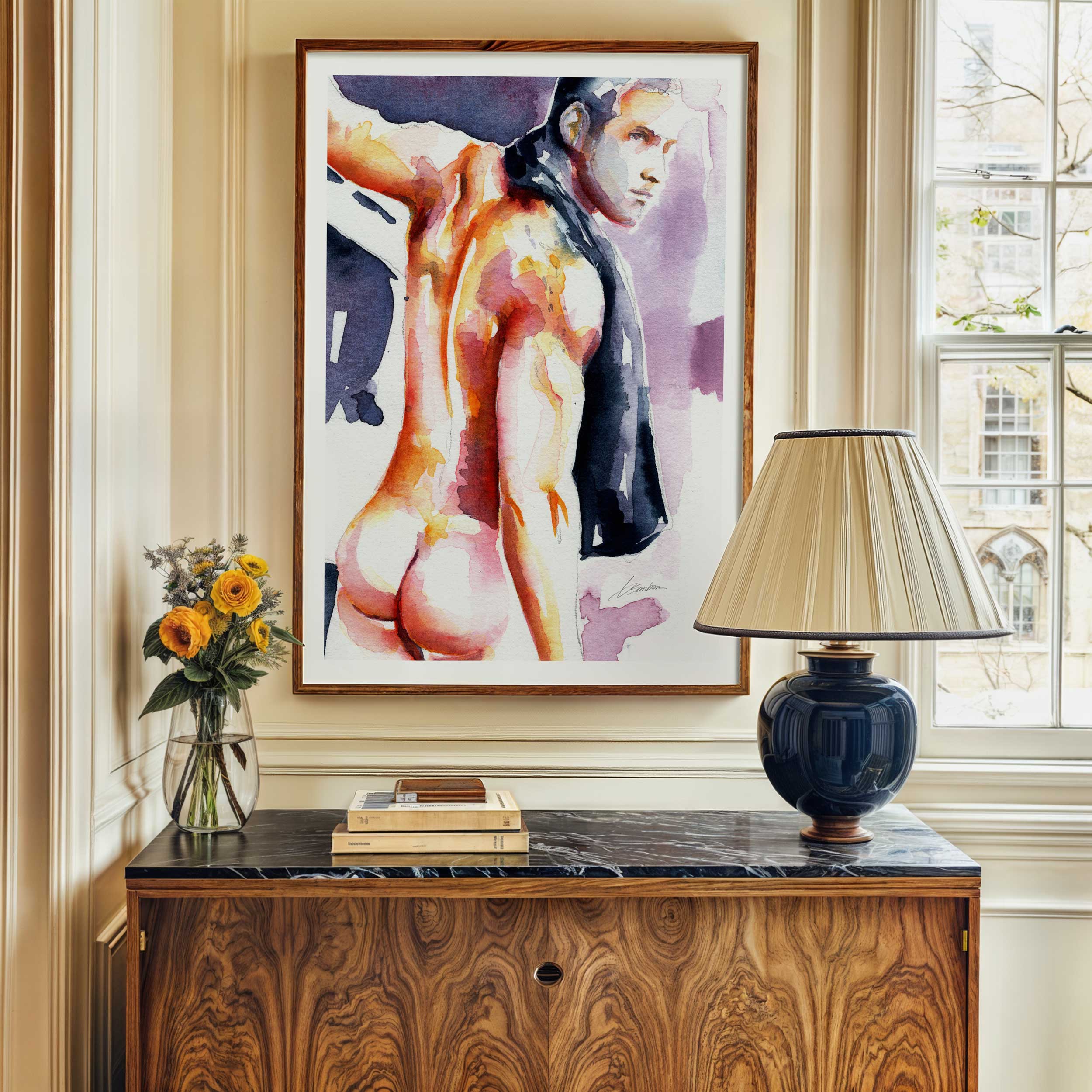 Glance Over the Shoulder – Art Print Artist Brenden Sanborn