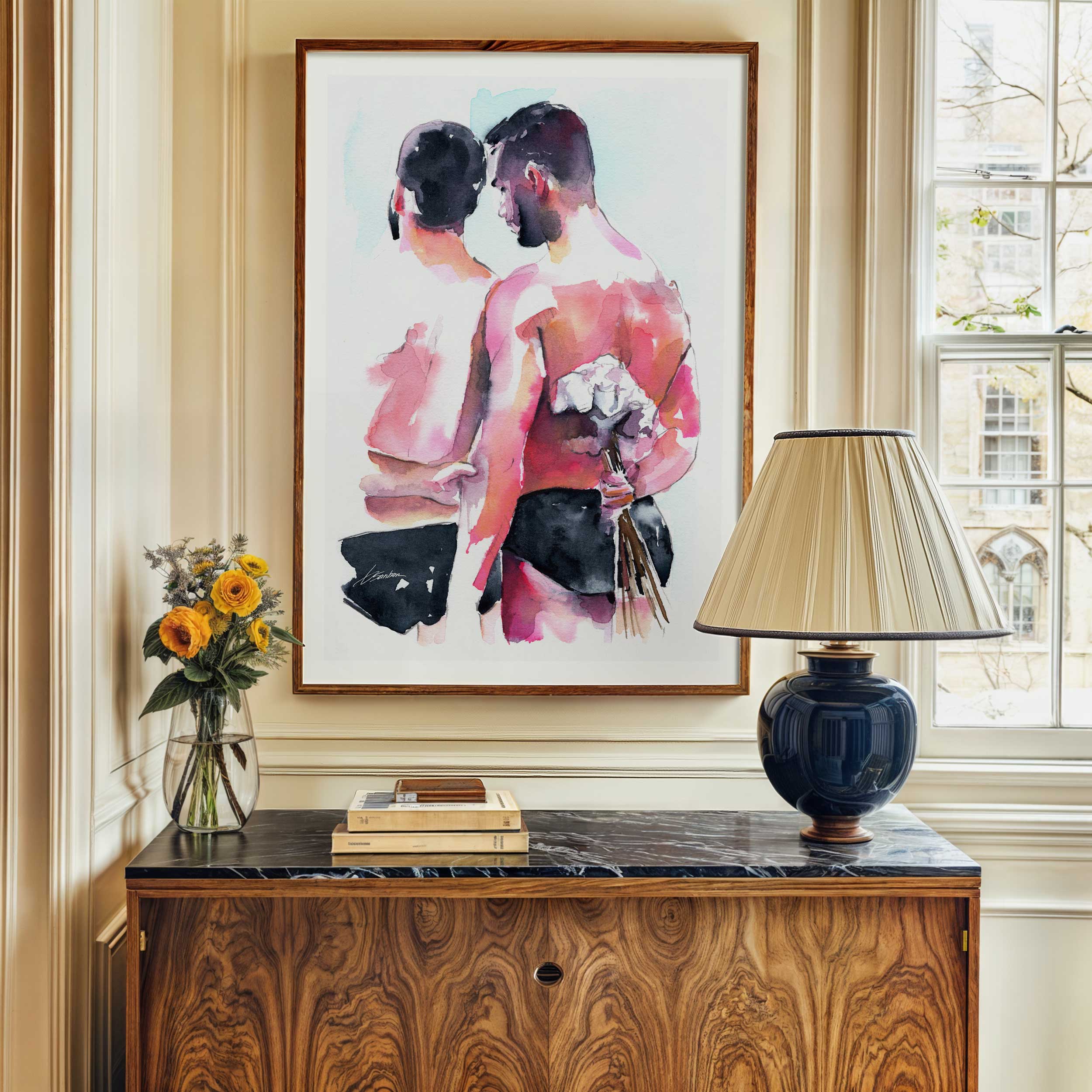 Waiting to Give His Love – Art Print Artist Brenden Sanborn