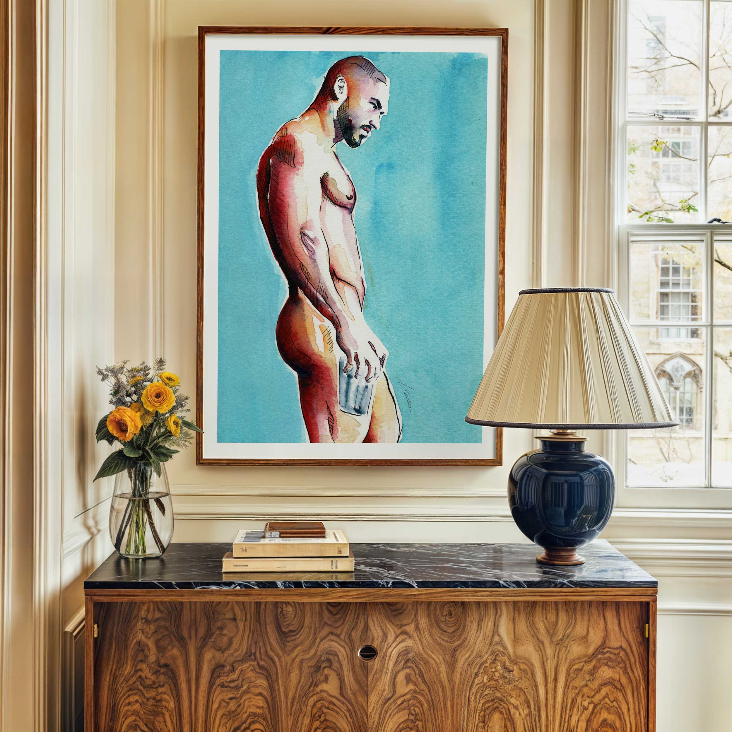 A Quiet Pour – Art Print Artist Brenden Sanborn