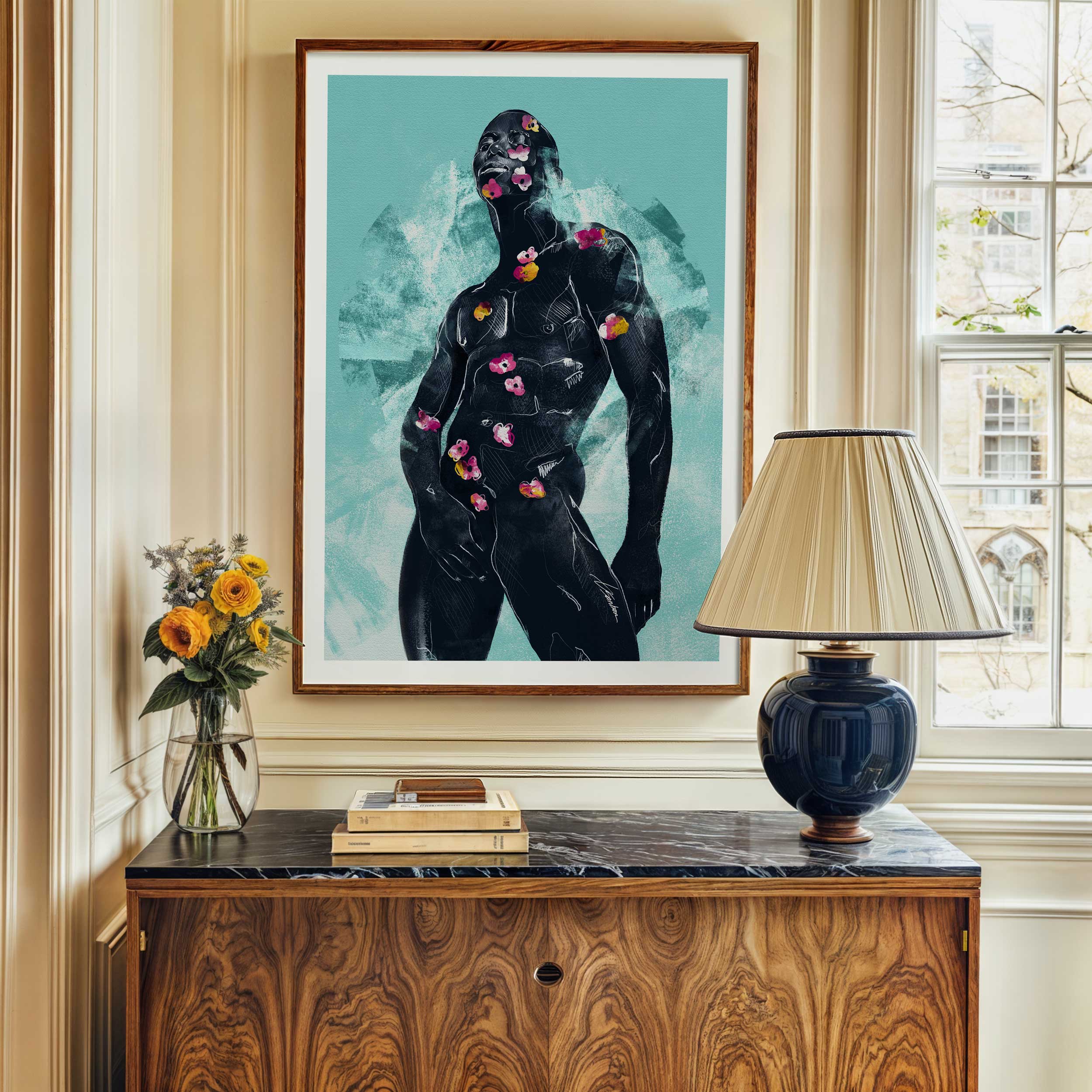 Blooms of a Content Soul - Art print Artist Brenden Sanborn