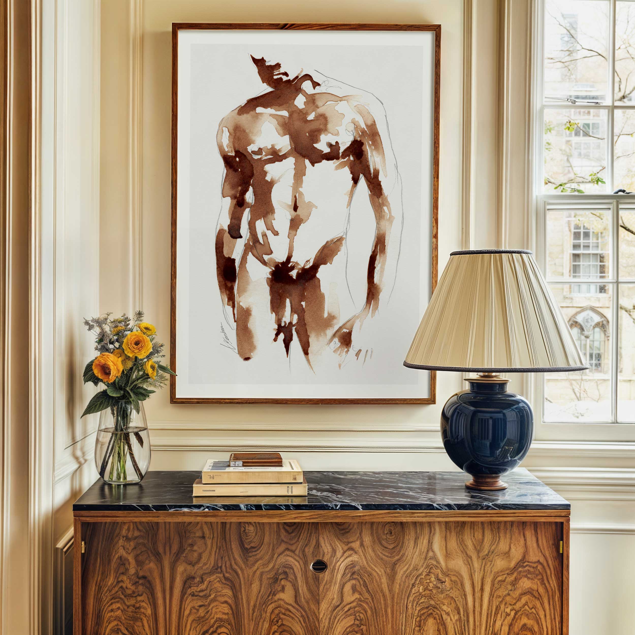 Brewing in Shadow and Light – Art Print Artist Brenden Sanborn