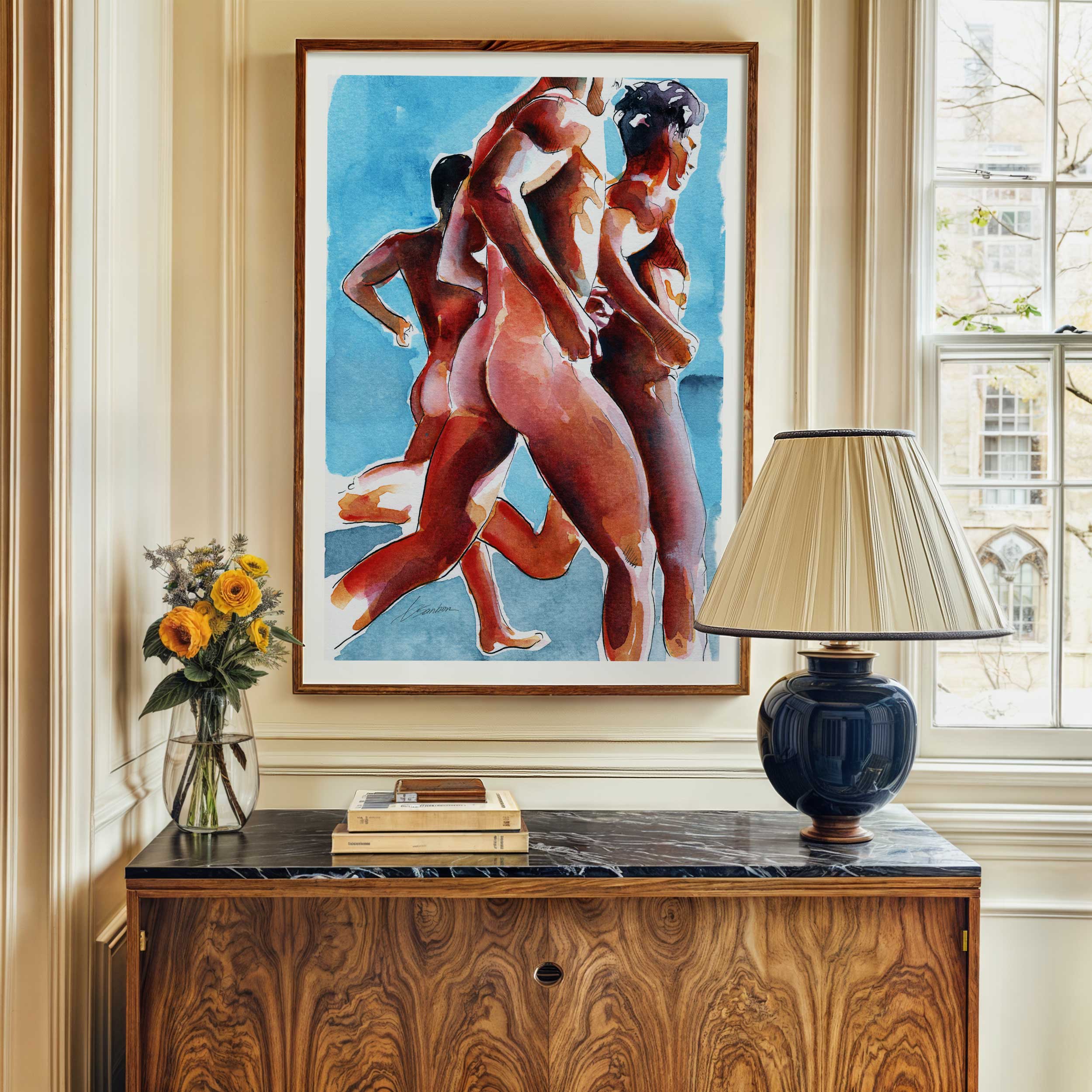 Sunlit Booties in Motion – Art Print Artist Brenden Sanborn