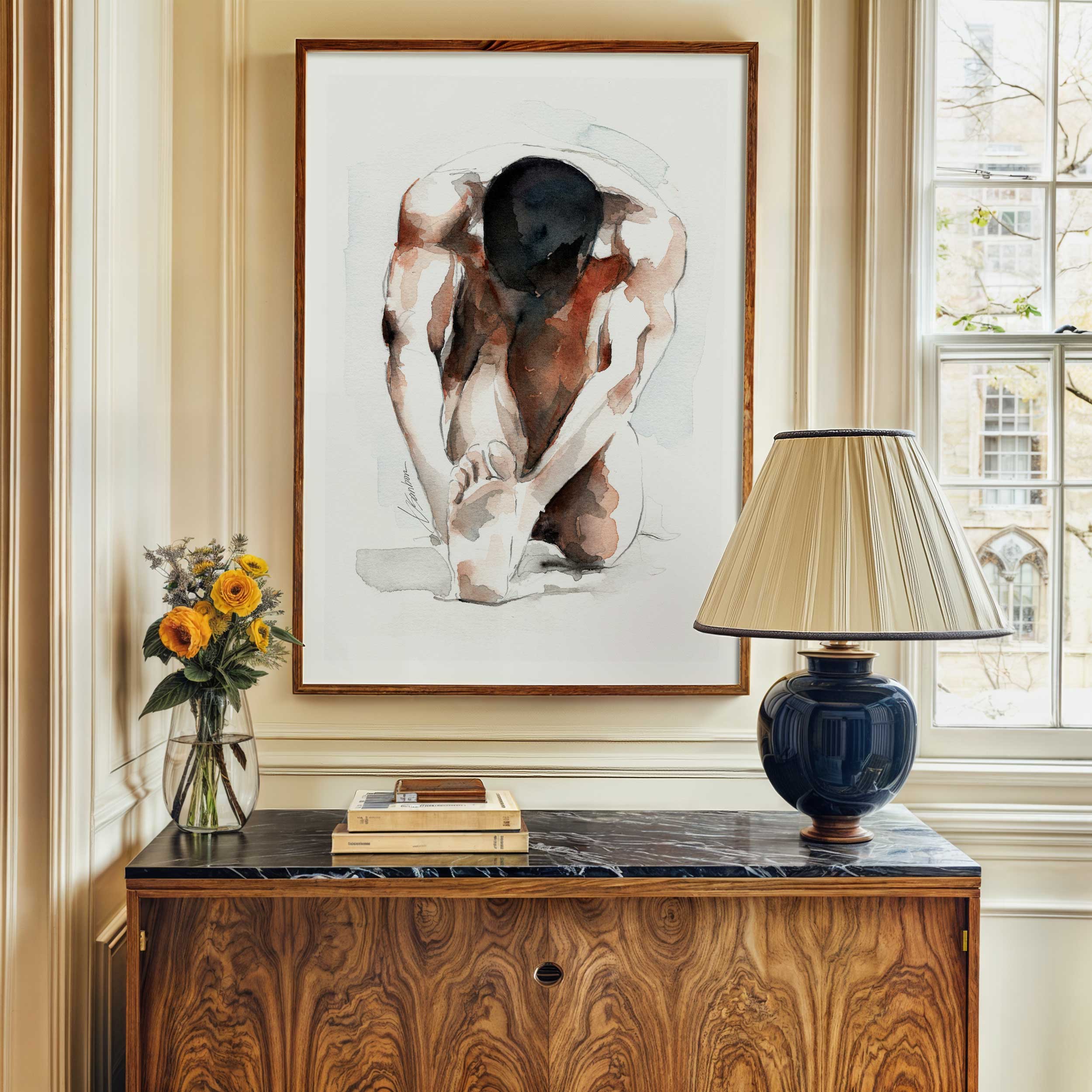 Folding Into Stillness – Art Print Artist Brenden Sanborn