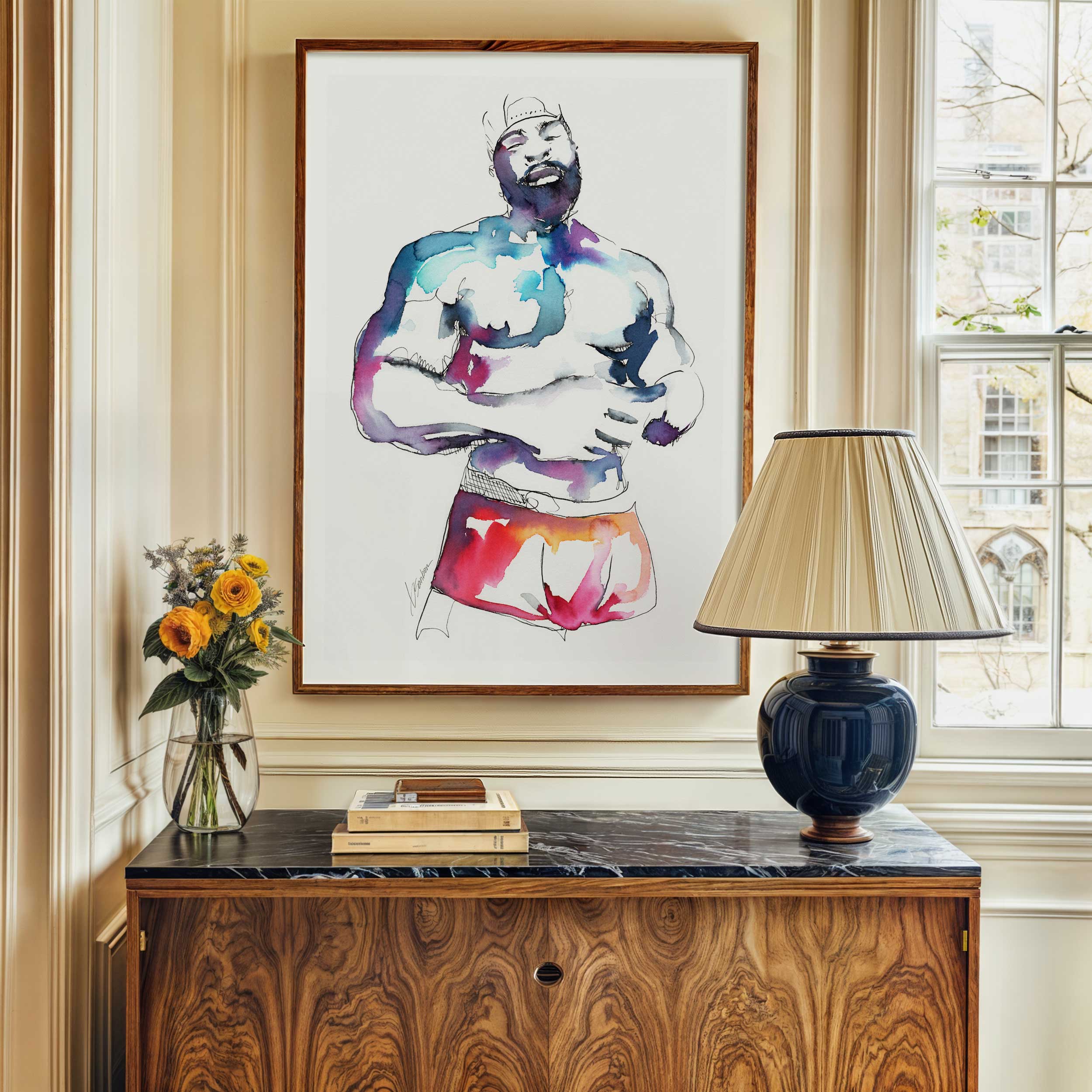 Confidence in Every Curve – Art Print Artist Brenden Sanborn