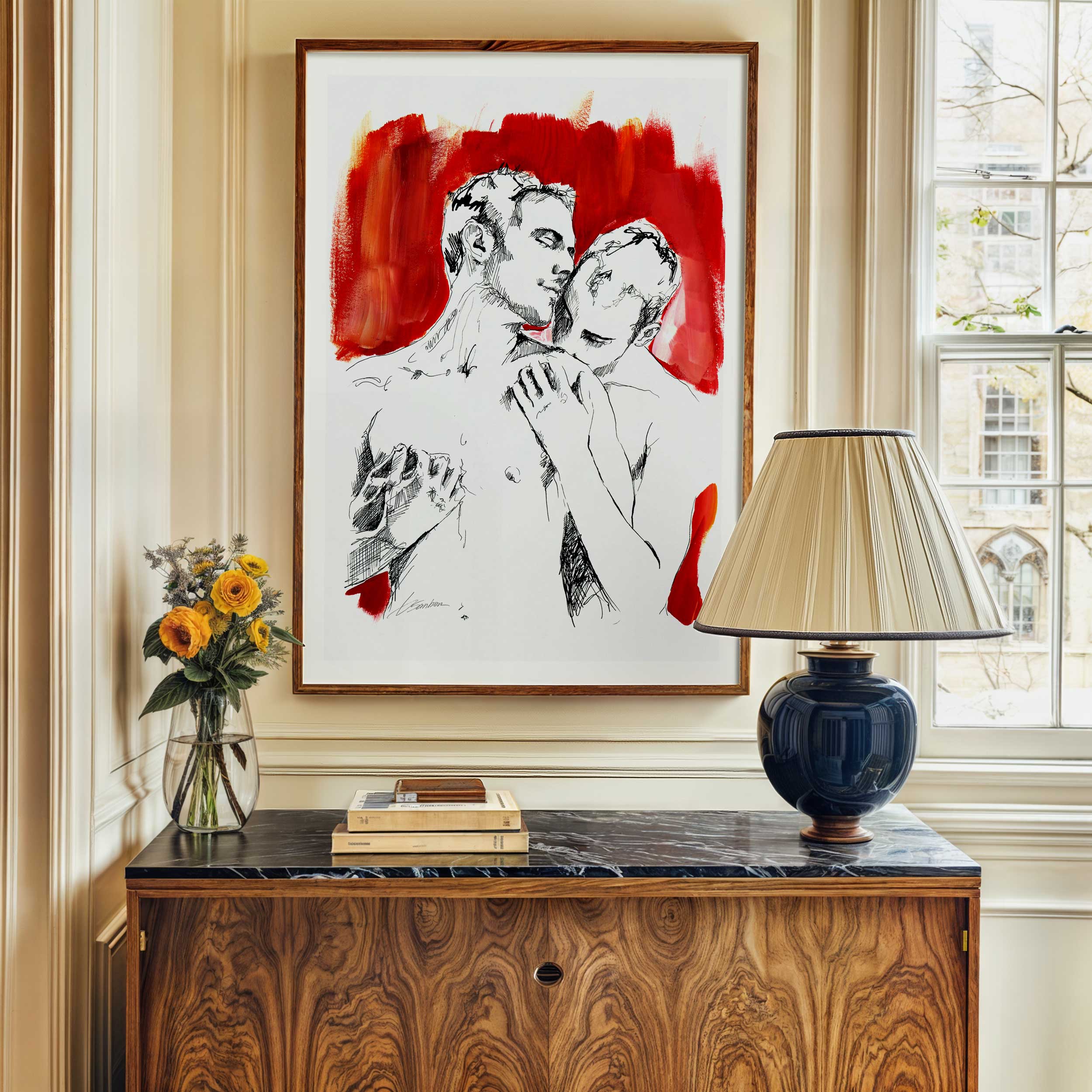 Whispers Against Your Skin – Art Print Artist Brenden Sanborn