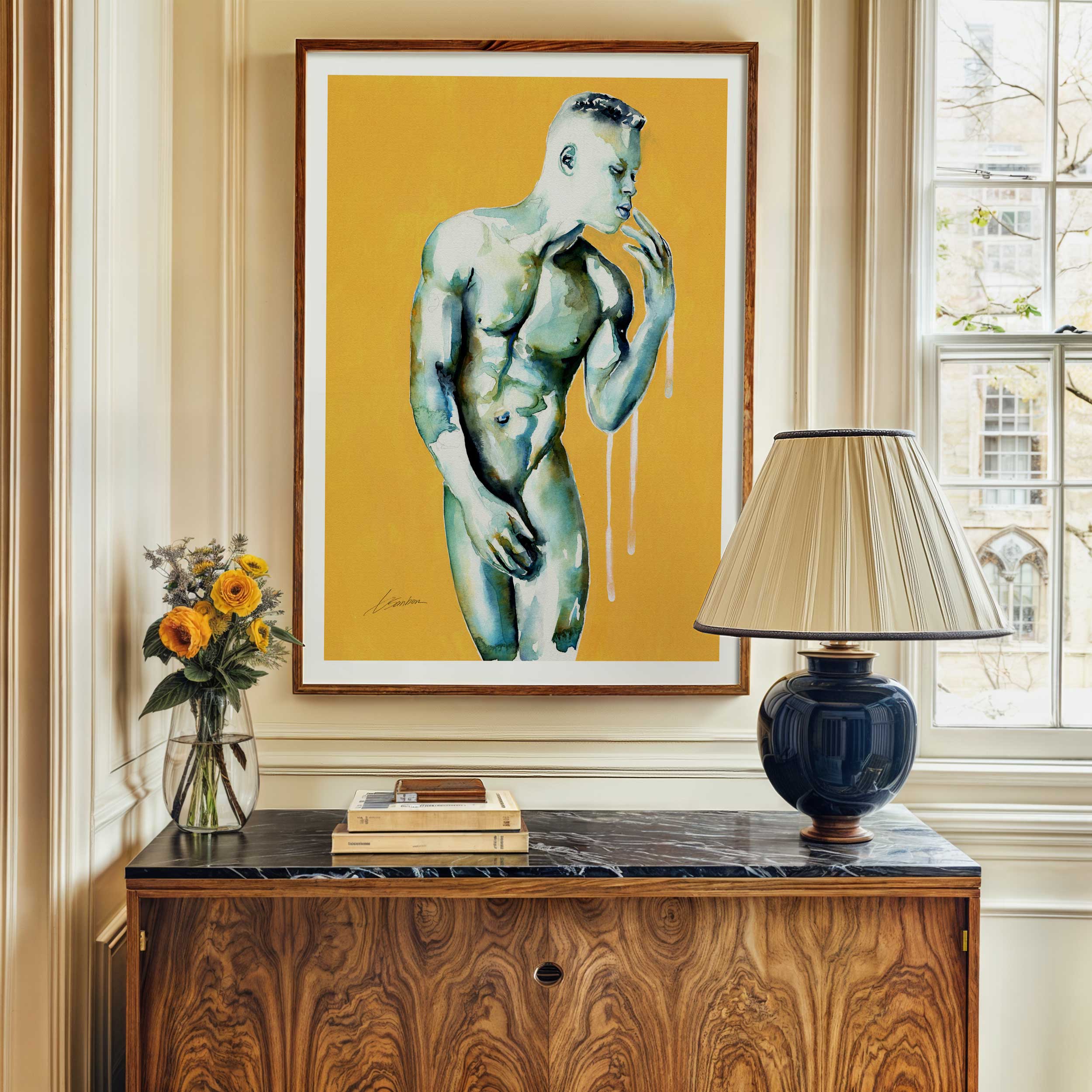 The Pause Before Desire – Art Print Artist Brenden Sanborn