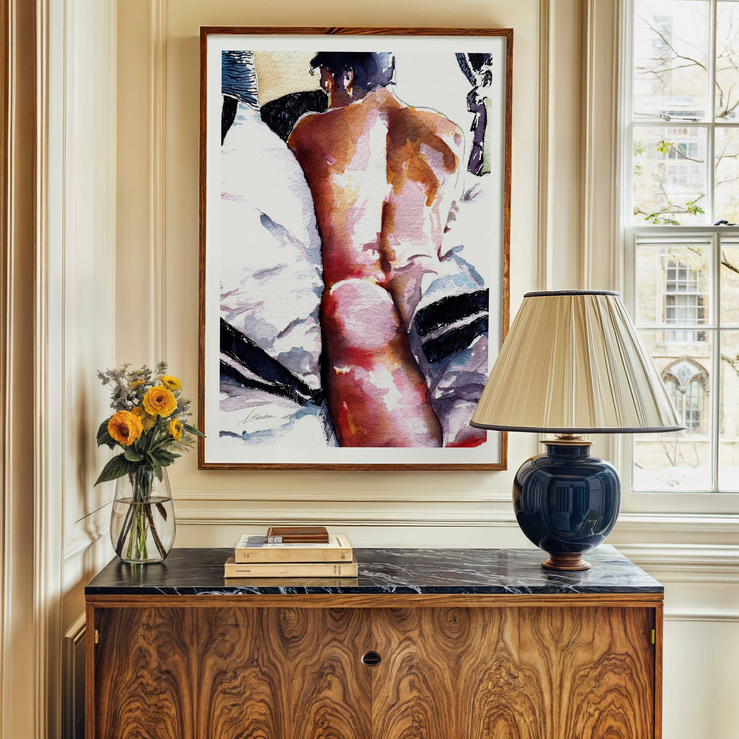 Soft Morning Light on Bare Skin – Art Print Artist Brenden Sanborn