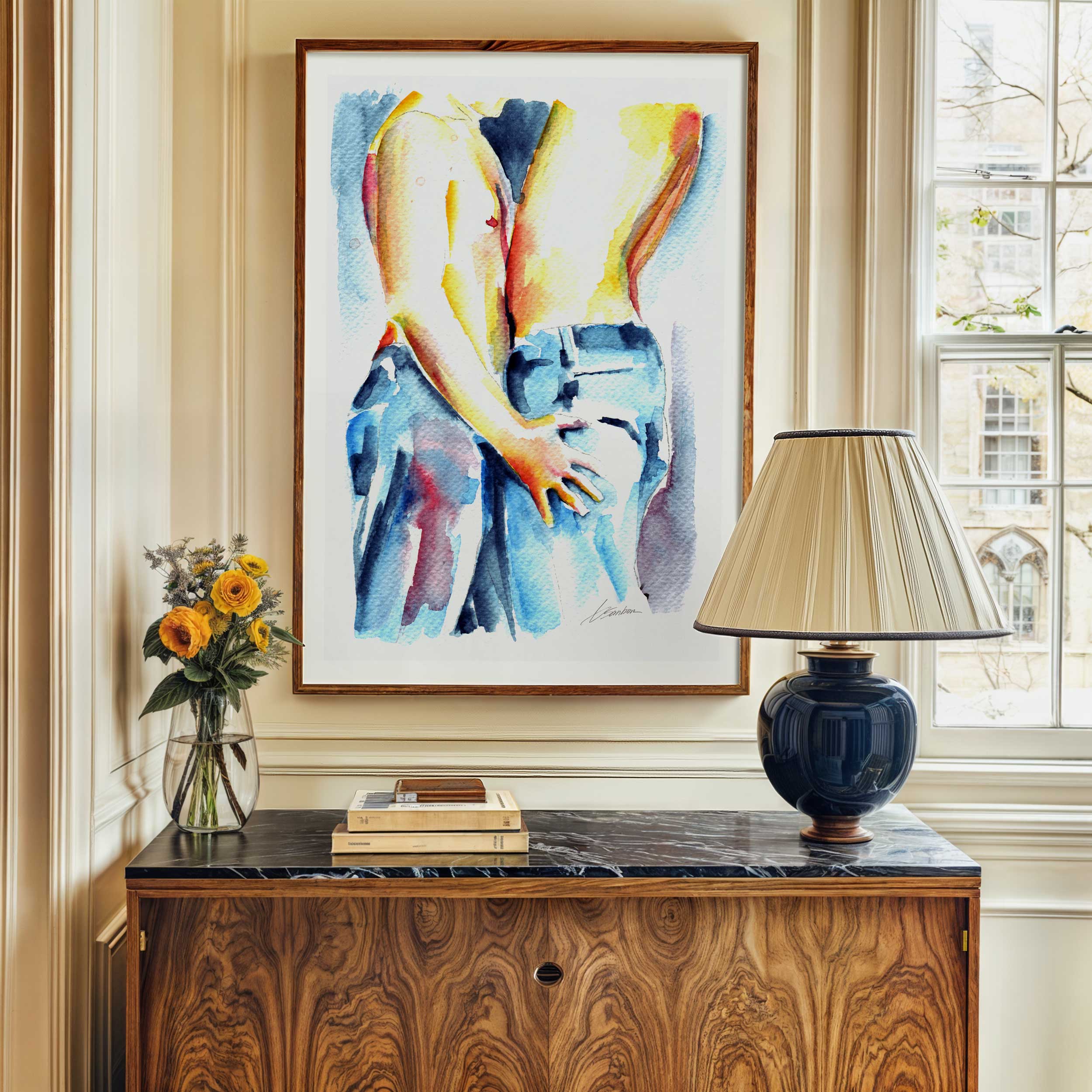 Hand in the His Pocket – Art Print Artist Brenden Sanborn