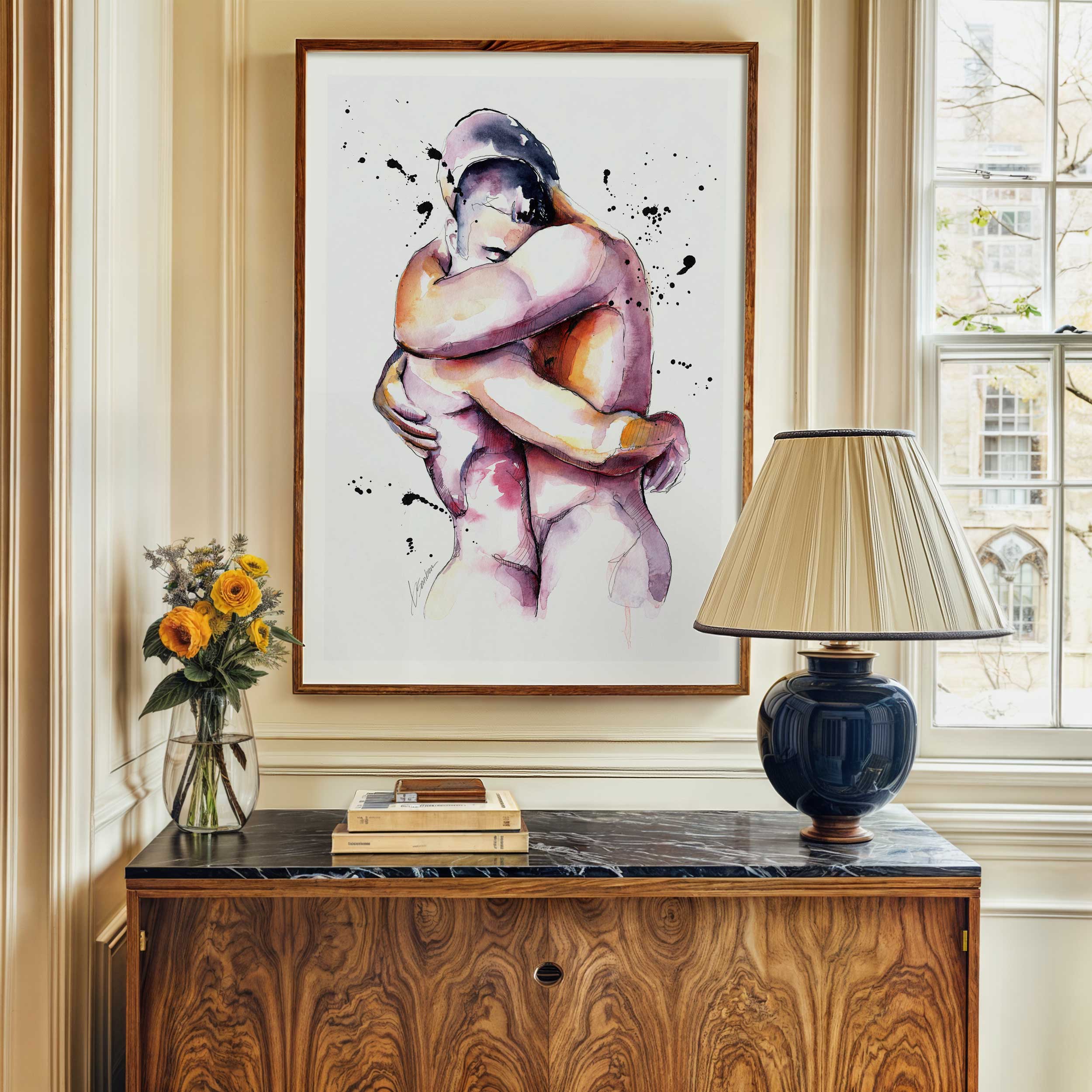 Lost in Your Arms – Art Print Artist Brenden Sanborn