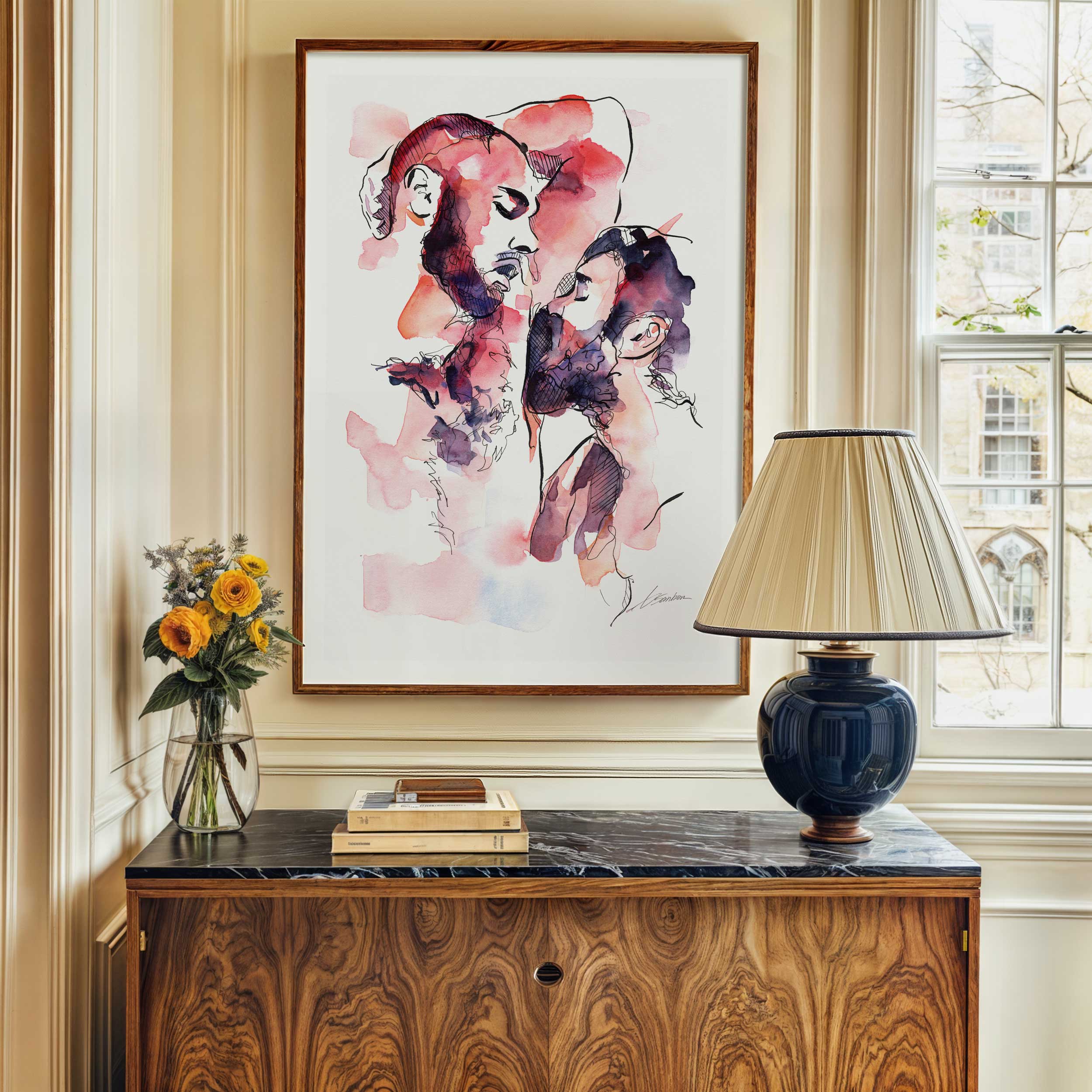 Breath Between Us – Art Print Artist Brenden Sanborn