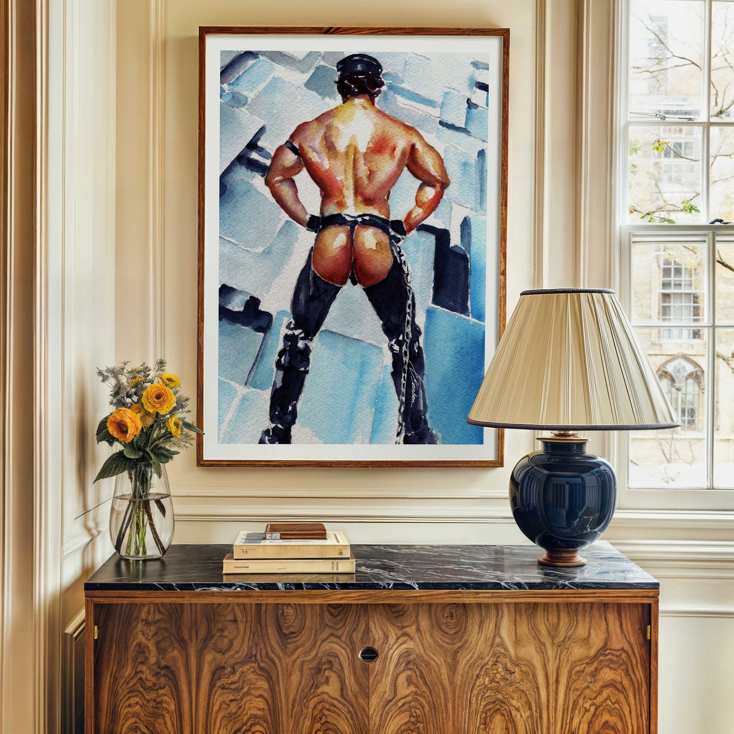 Booty and the Boss – Art Print Artist Brenden Sanborn