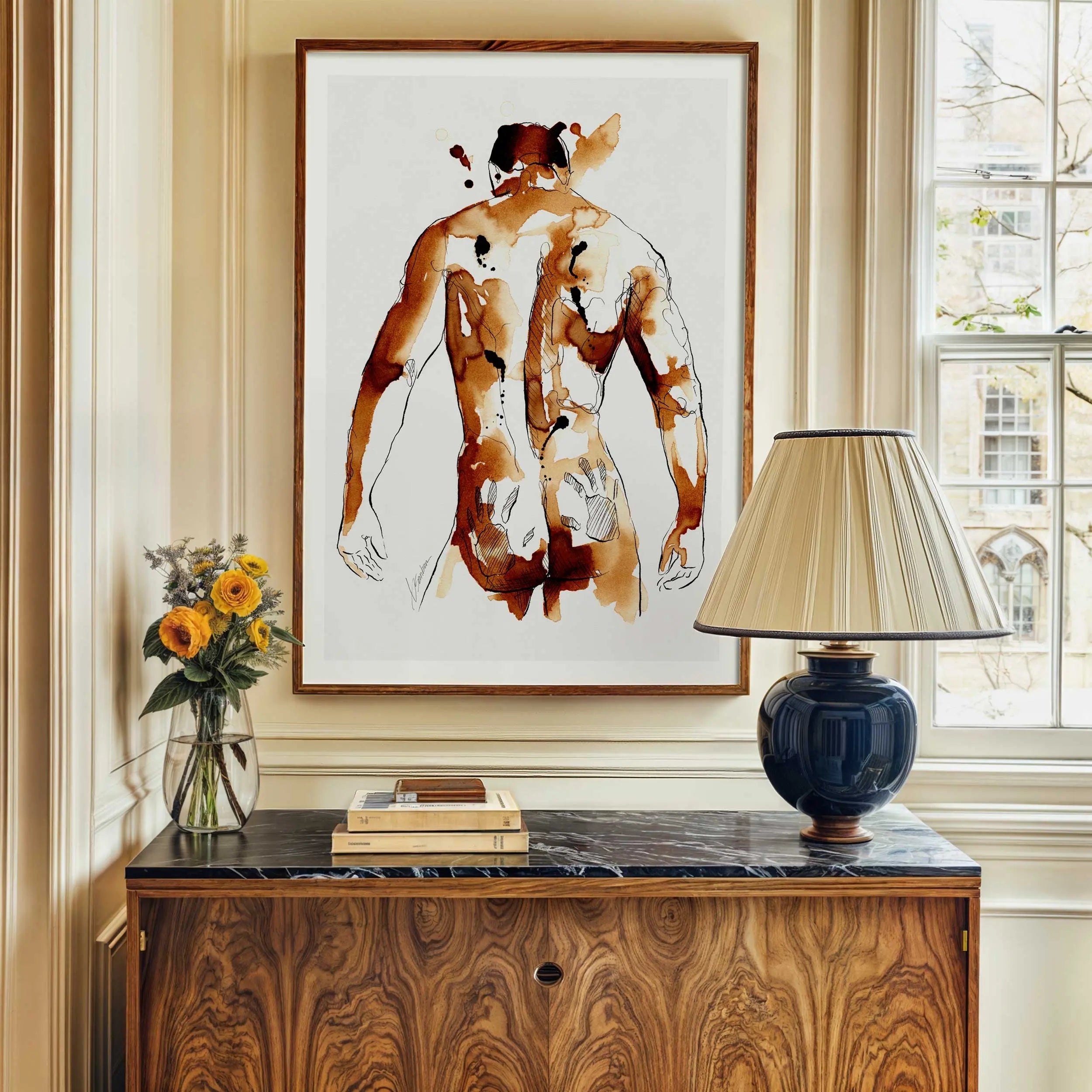 Handprints on Booty – Art Print Artist Brenden Sanborn