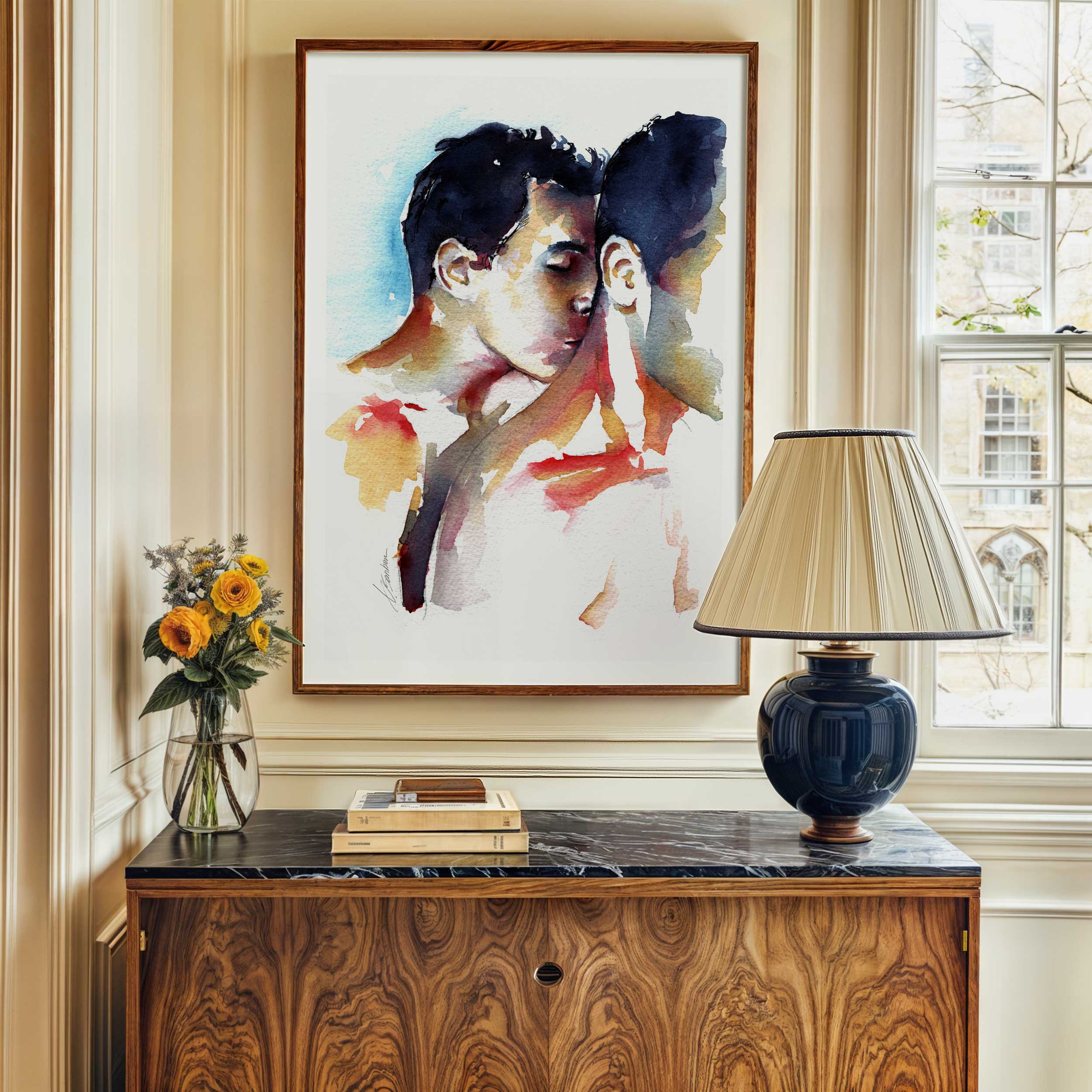 Whispered Devotion – Art Print Artist Brenden Sanborn