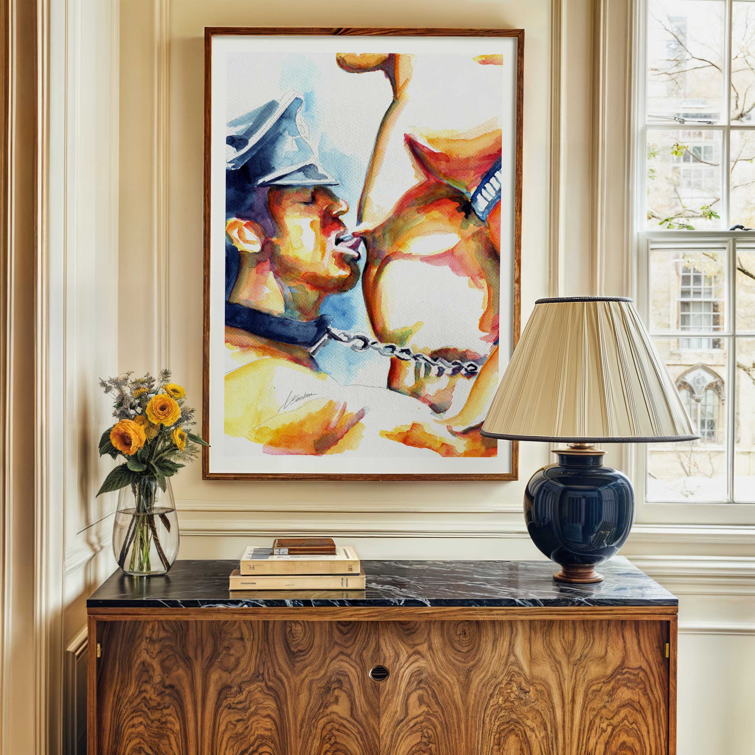 Leather Fantasy and Submission – Art Print Artist Brenden Sanborn