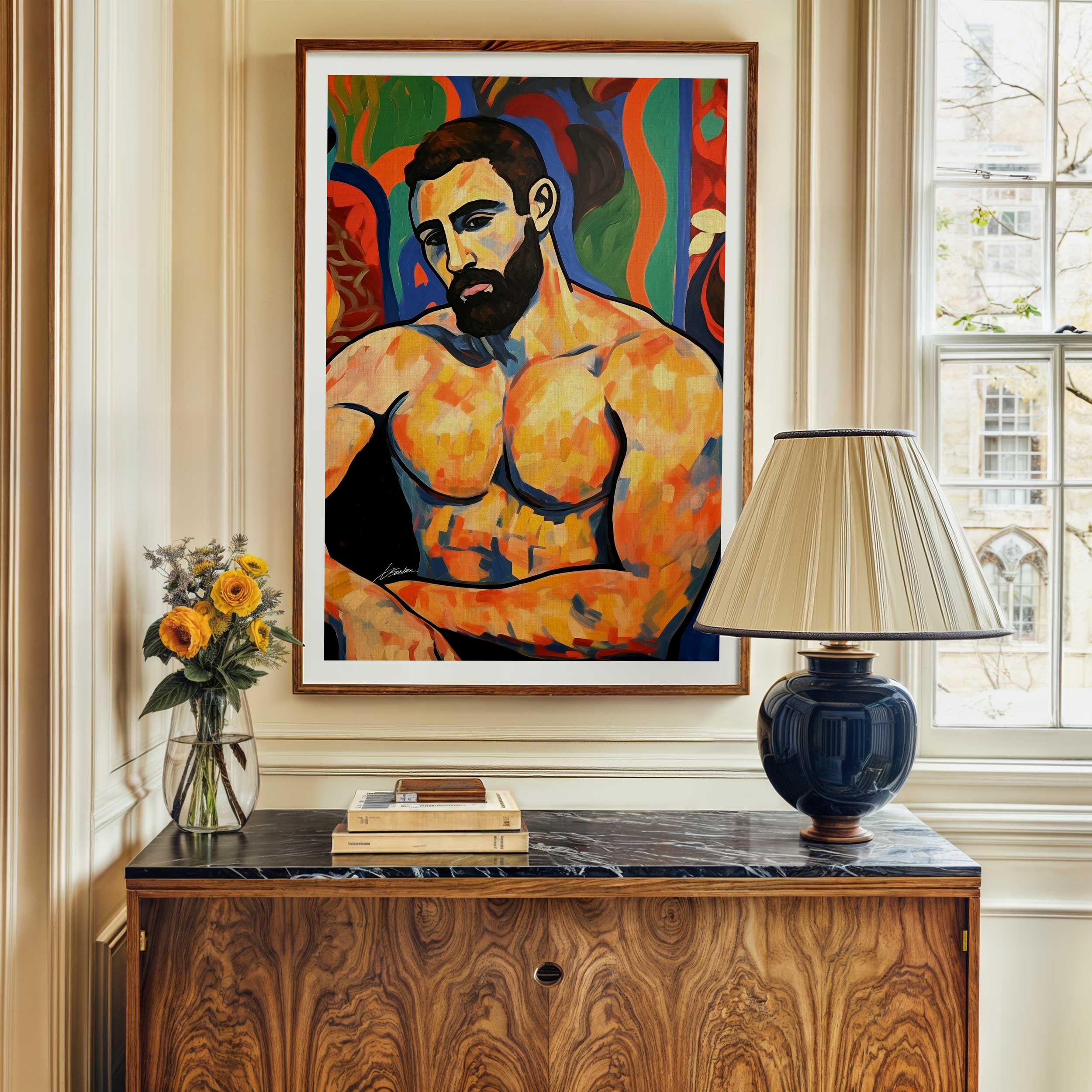 Lounge and Gaze – Art Print Artist Brenden Sanborn