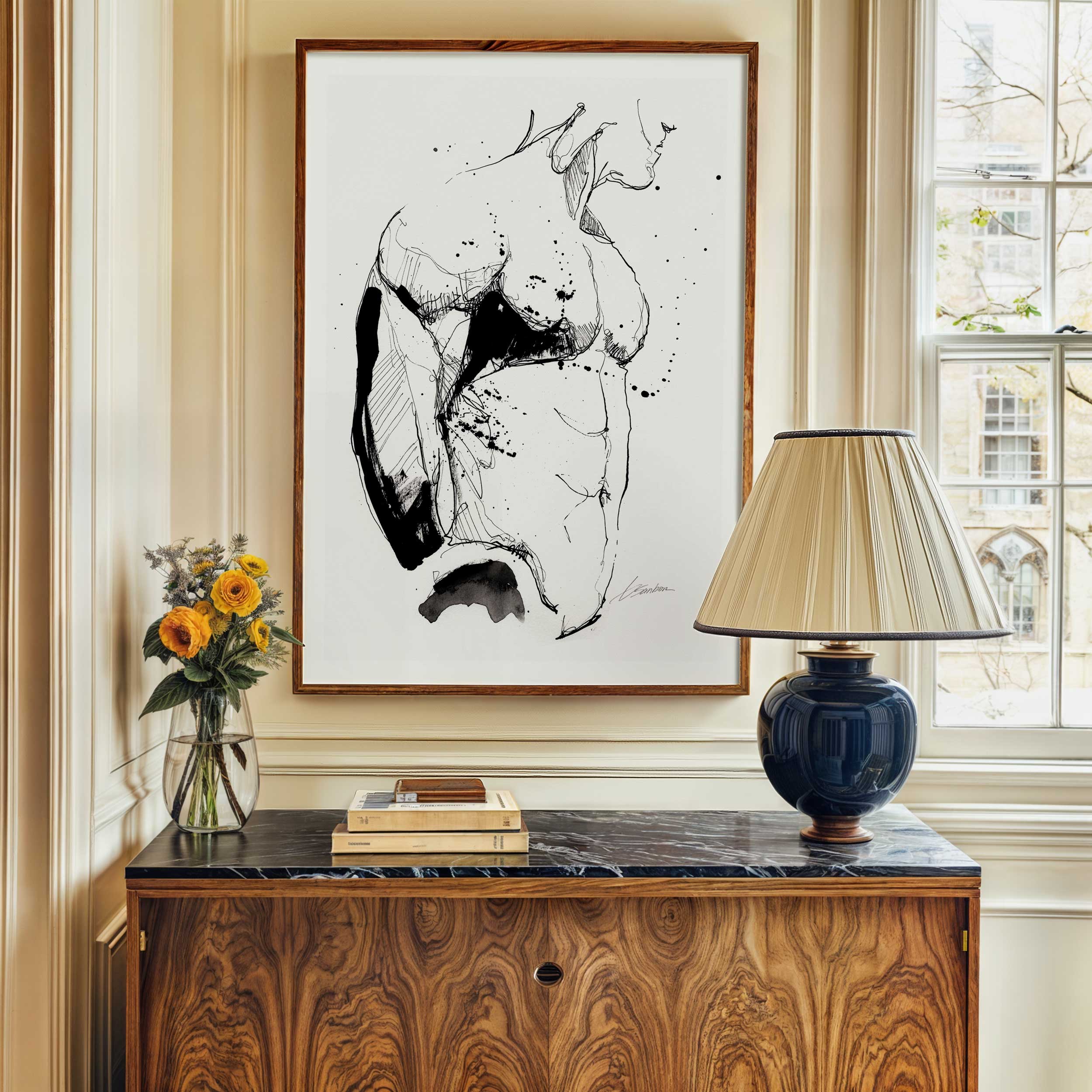 Of Muscle and Midnight Stains – Art Print Artist Brenden Sanborn