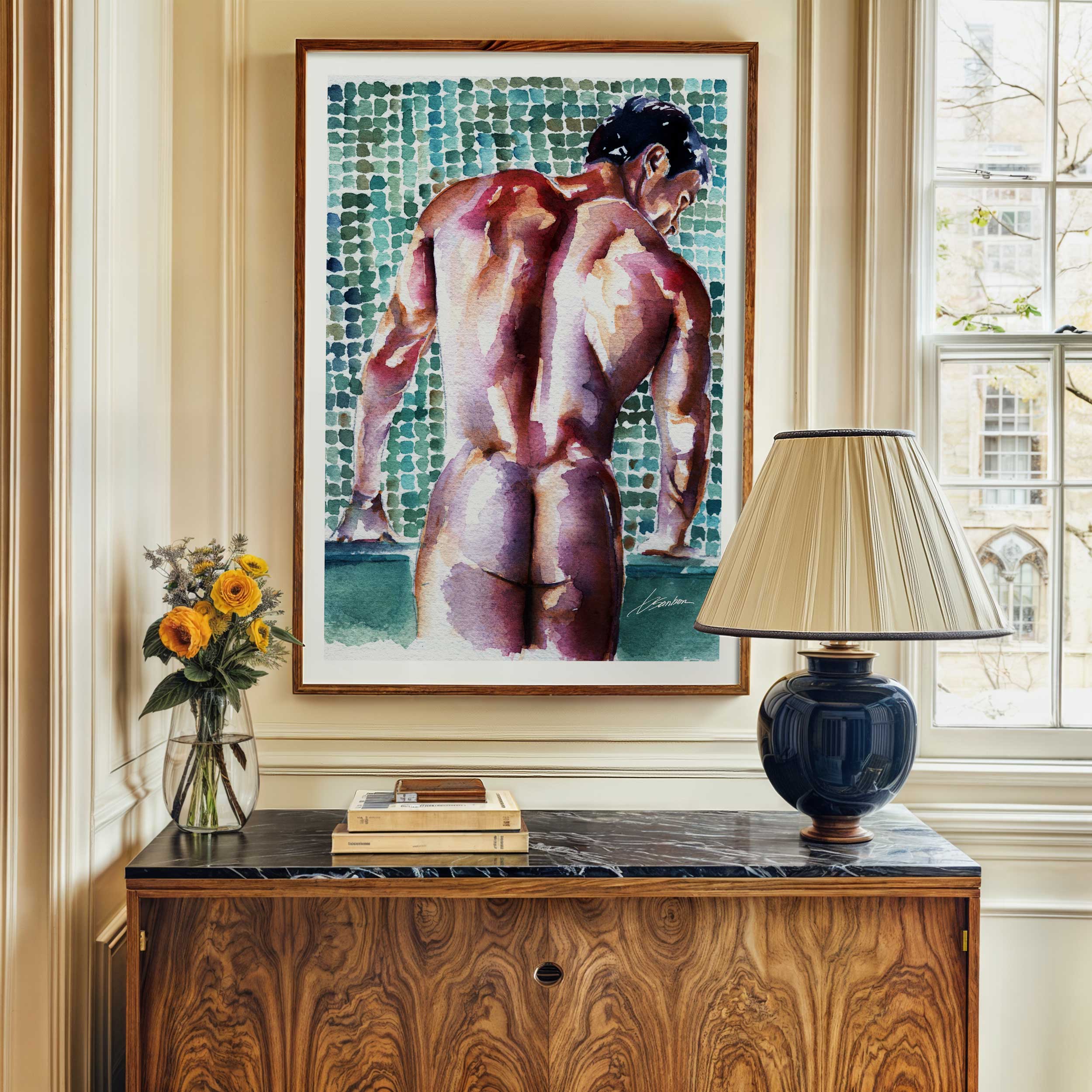 Steam and Shadow on Bare Skin – Art Print Artist Brenden Sanborn