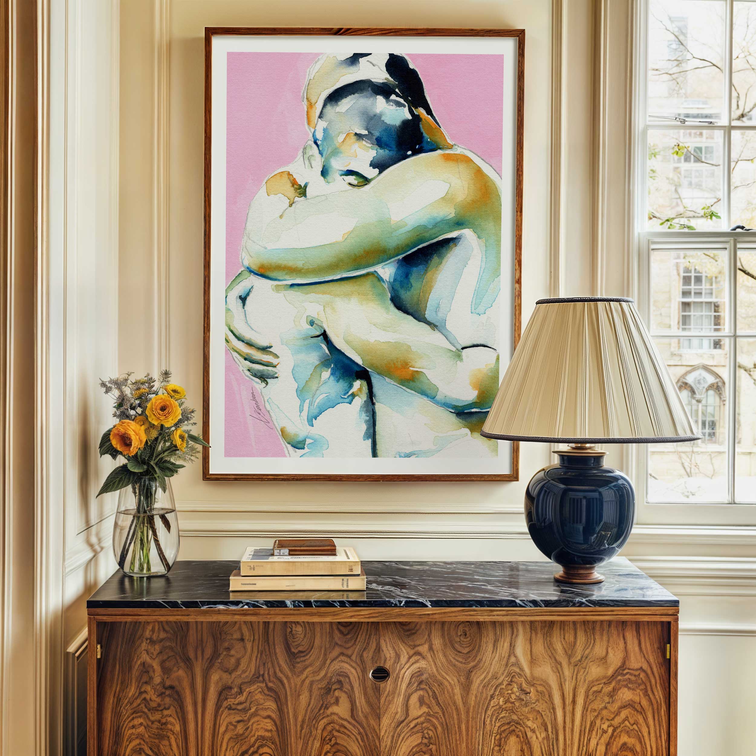 Holding You Close – Art Print Artist Brenden Sanborn