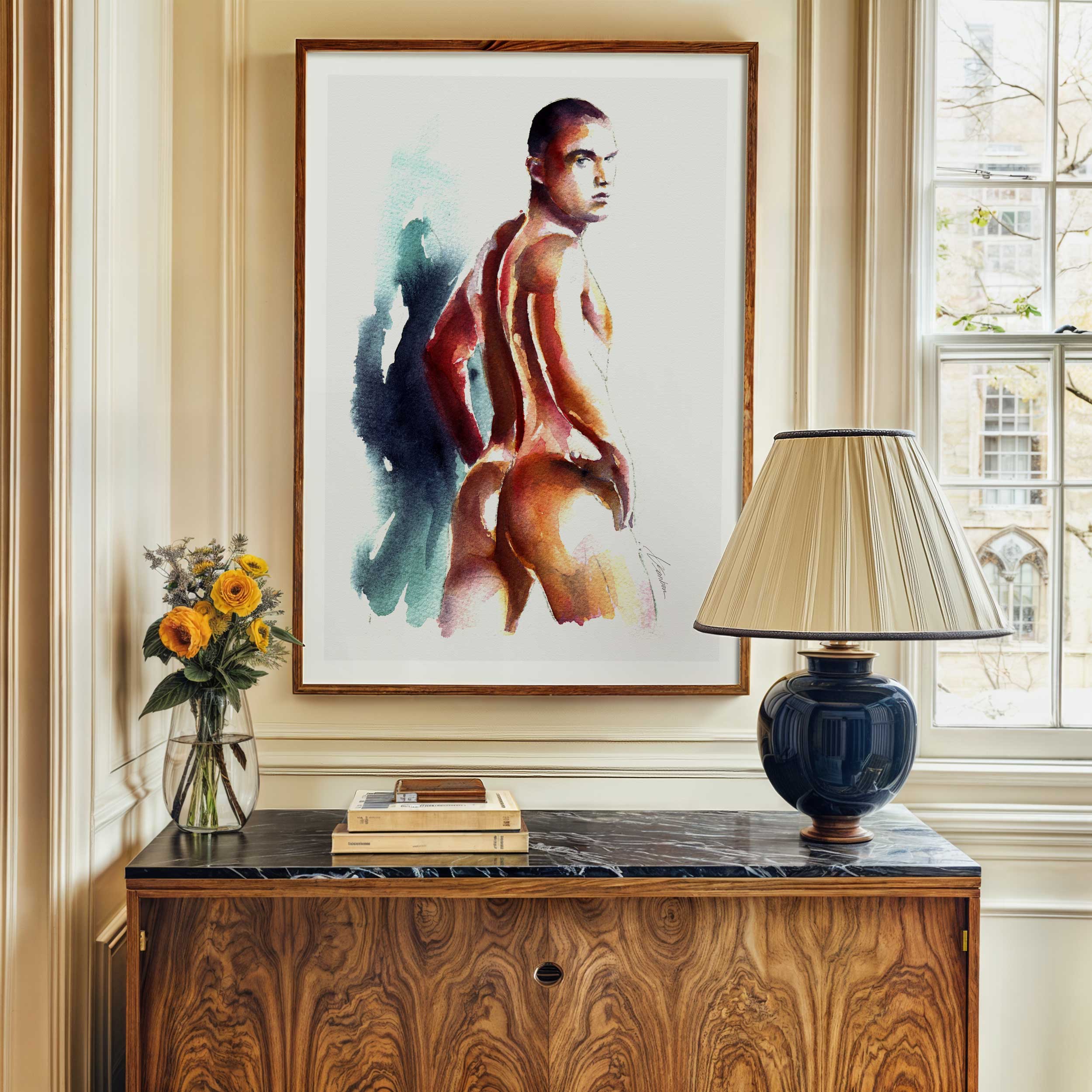 A Look That Lingers – Art Print Artist Brenden Sanborn