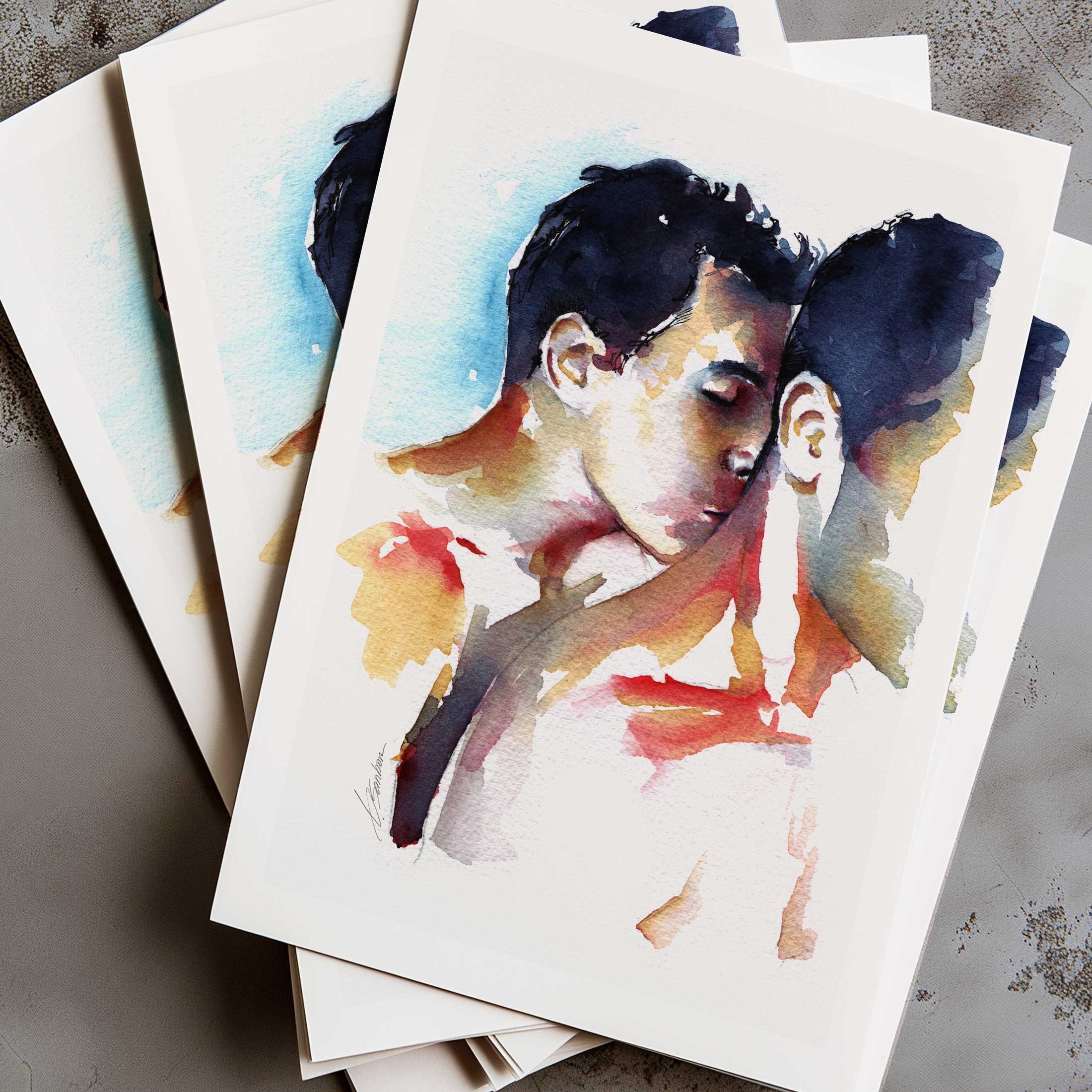 Whispered Devotion – Art Print Artist Brenden Sanborn