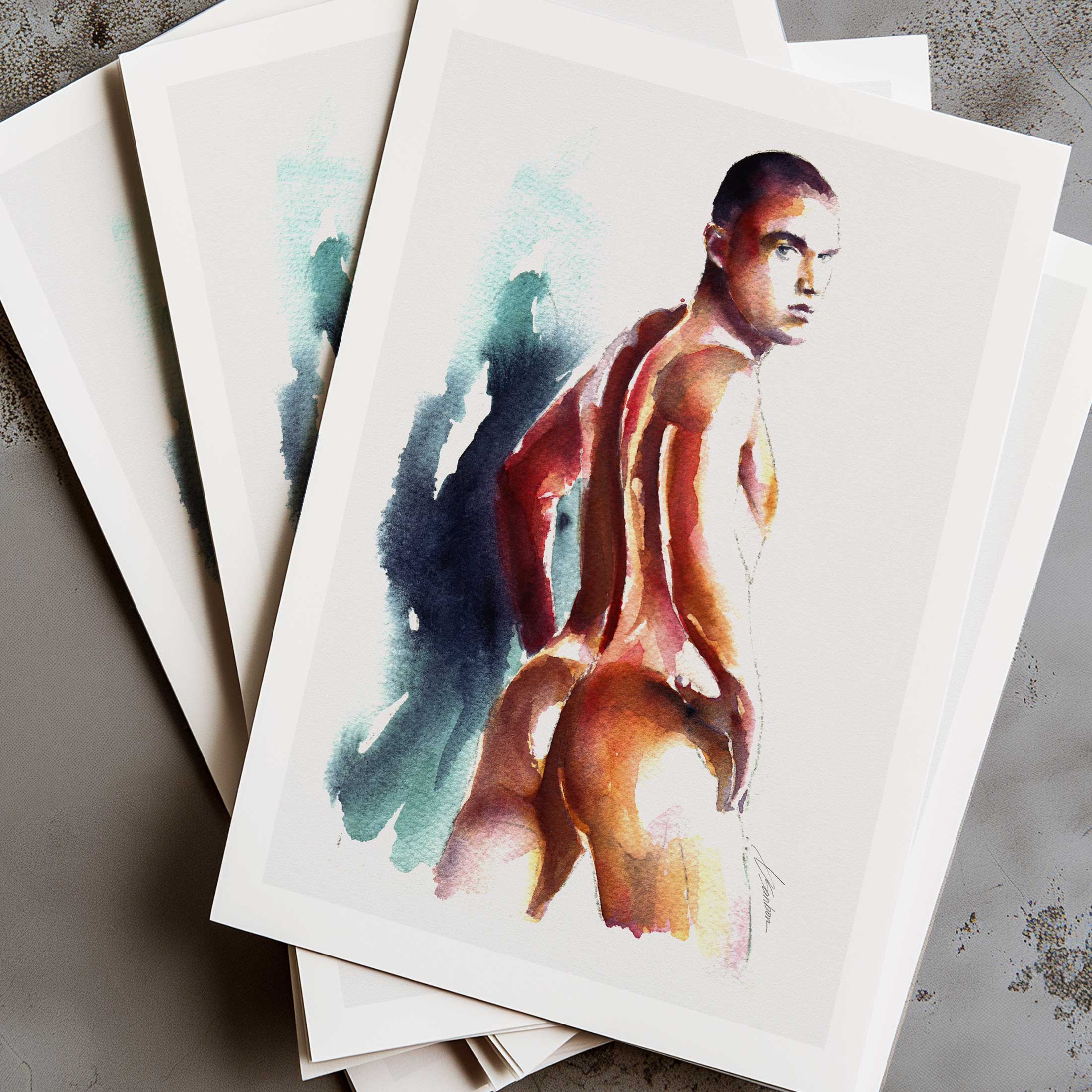 A Look That Lingers – Art Print Artist Brenden Sanborn