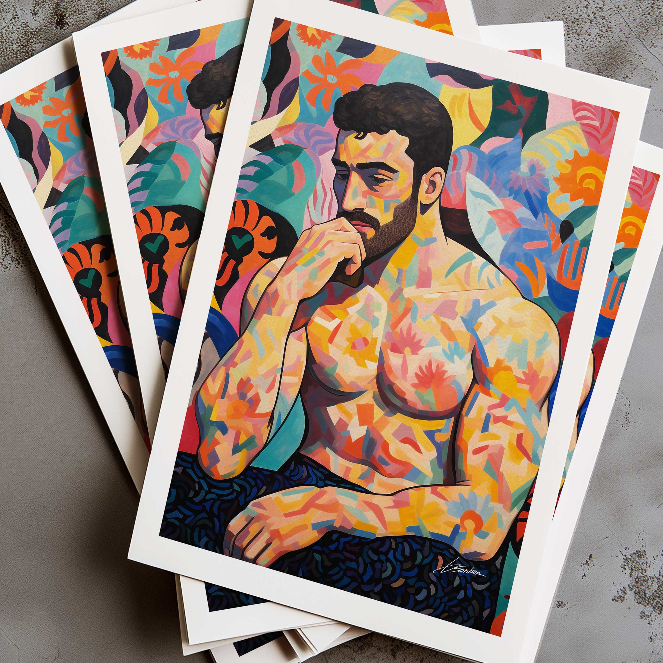 The Pause Between Words – Art Print Artist Brenden Sanborn