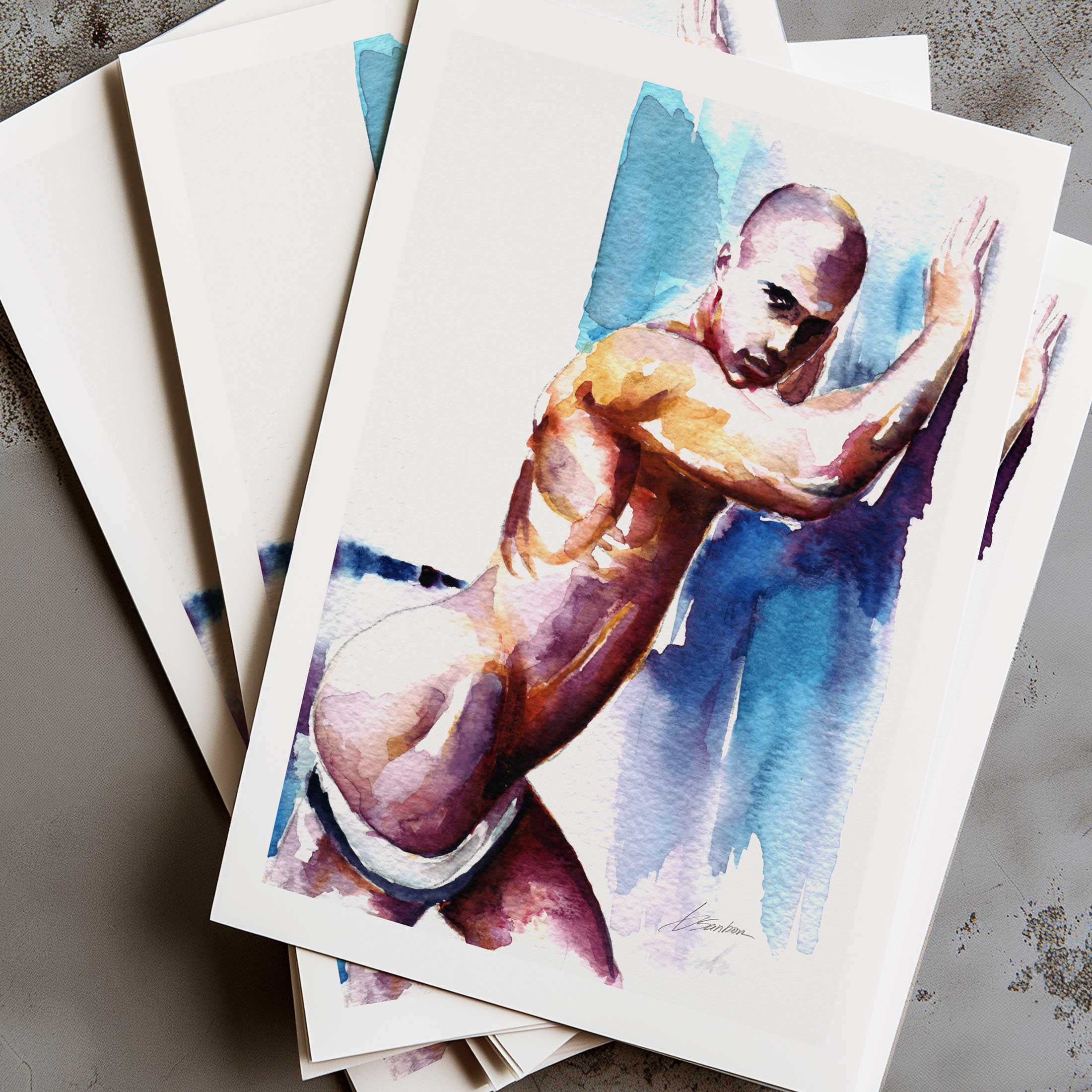 Against the Blue – Art Print Artist Brenden Sanborn