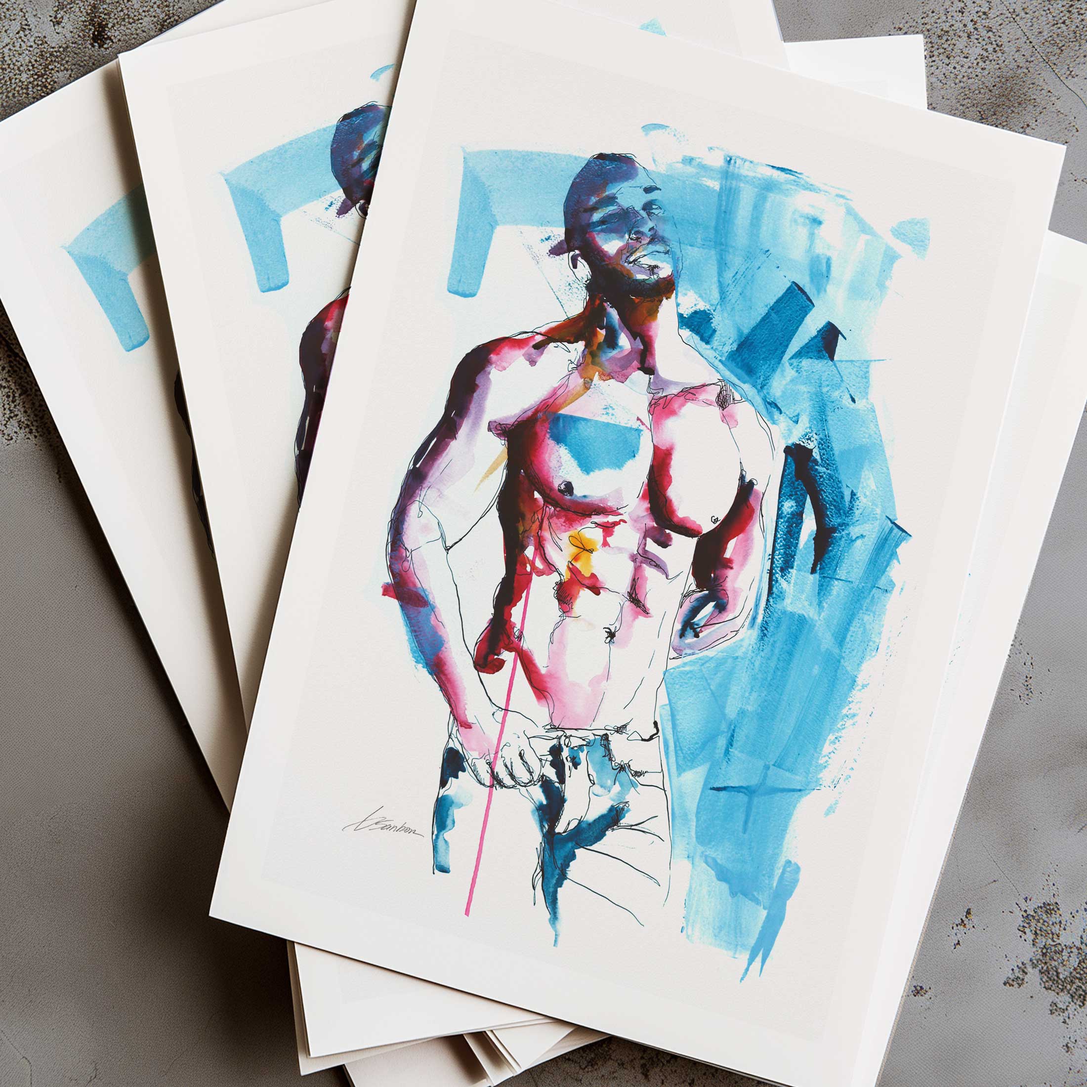 After the Sweat – Art Print Artist Brenden Sanborn