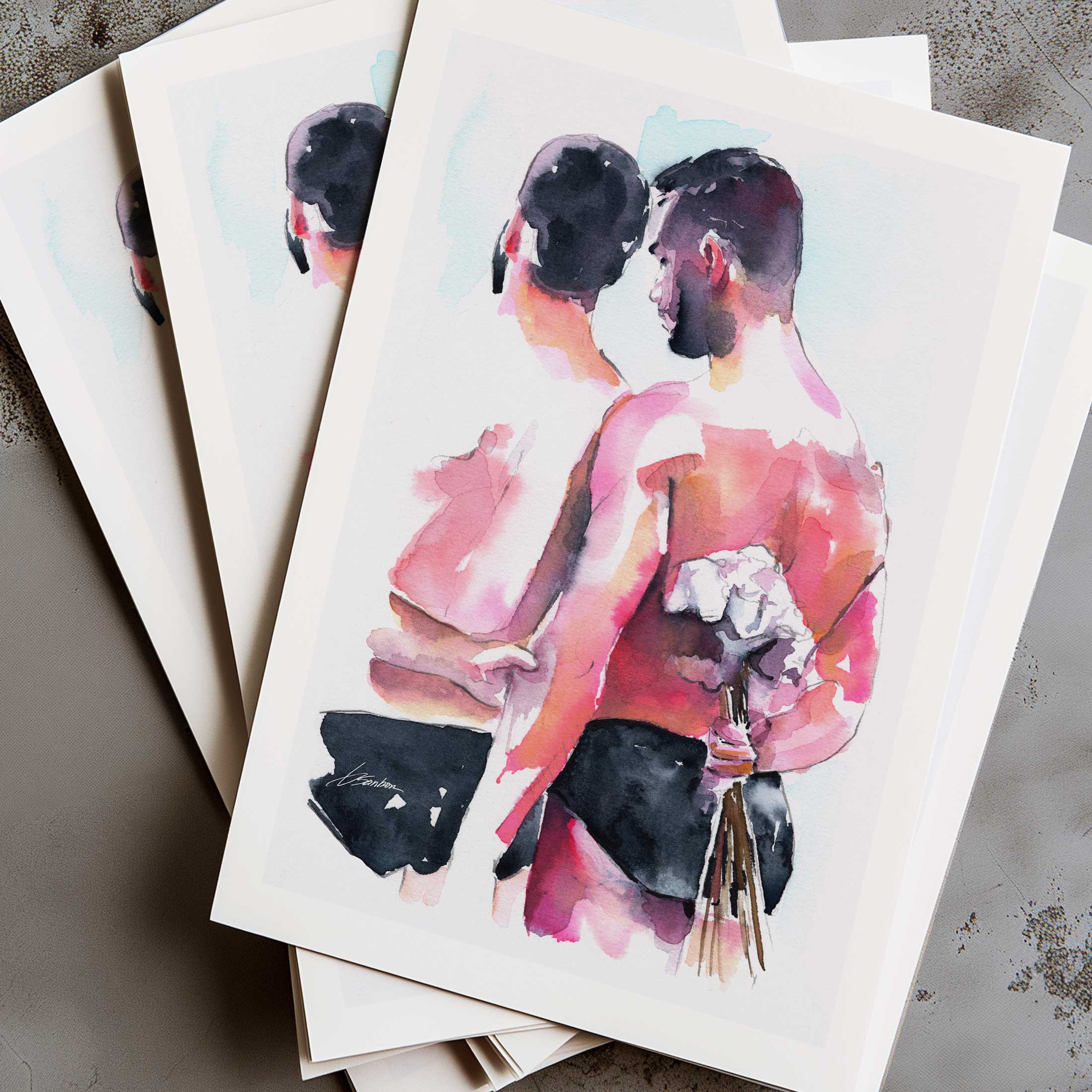 Waiting to Give His Love – Art Print Artist Brenden Sanborn